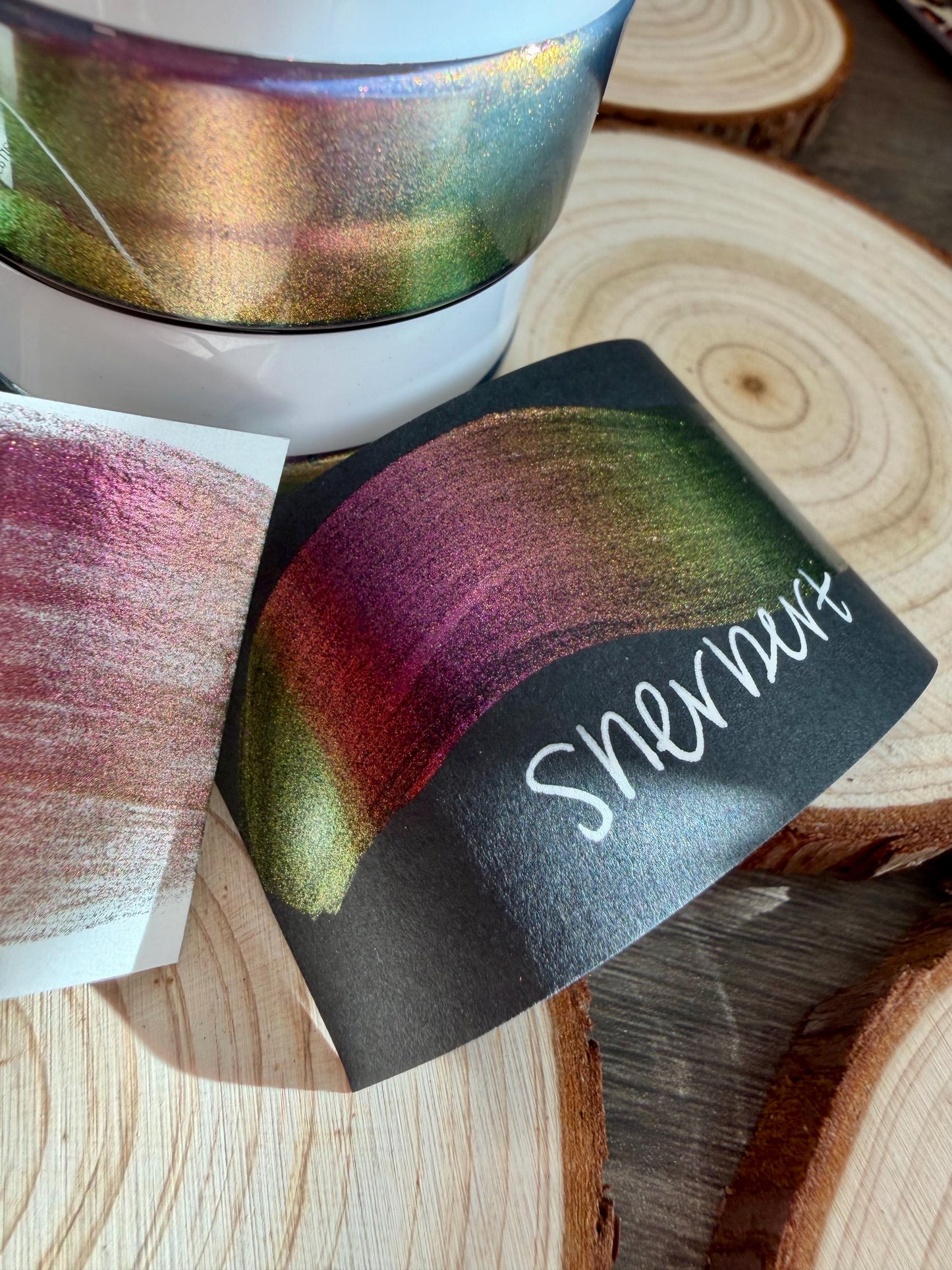 Sherbert | Handmade Acrylic Paint | Handmade Paint | Acrylic Artist | Watercolor | Acrylic Shimmer Artist