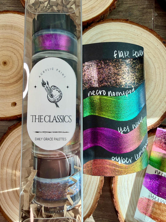The Classics | 5 Gram Stocking Stuffer Set | Handmade Acrylic Paint | Handmade Paint | Acrylic Artist | Watercolor | Acrylic Shimmer Artist