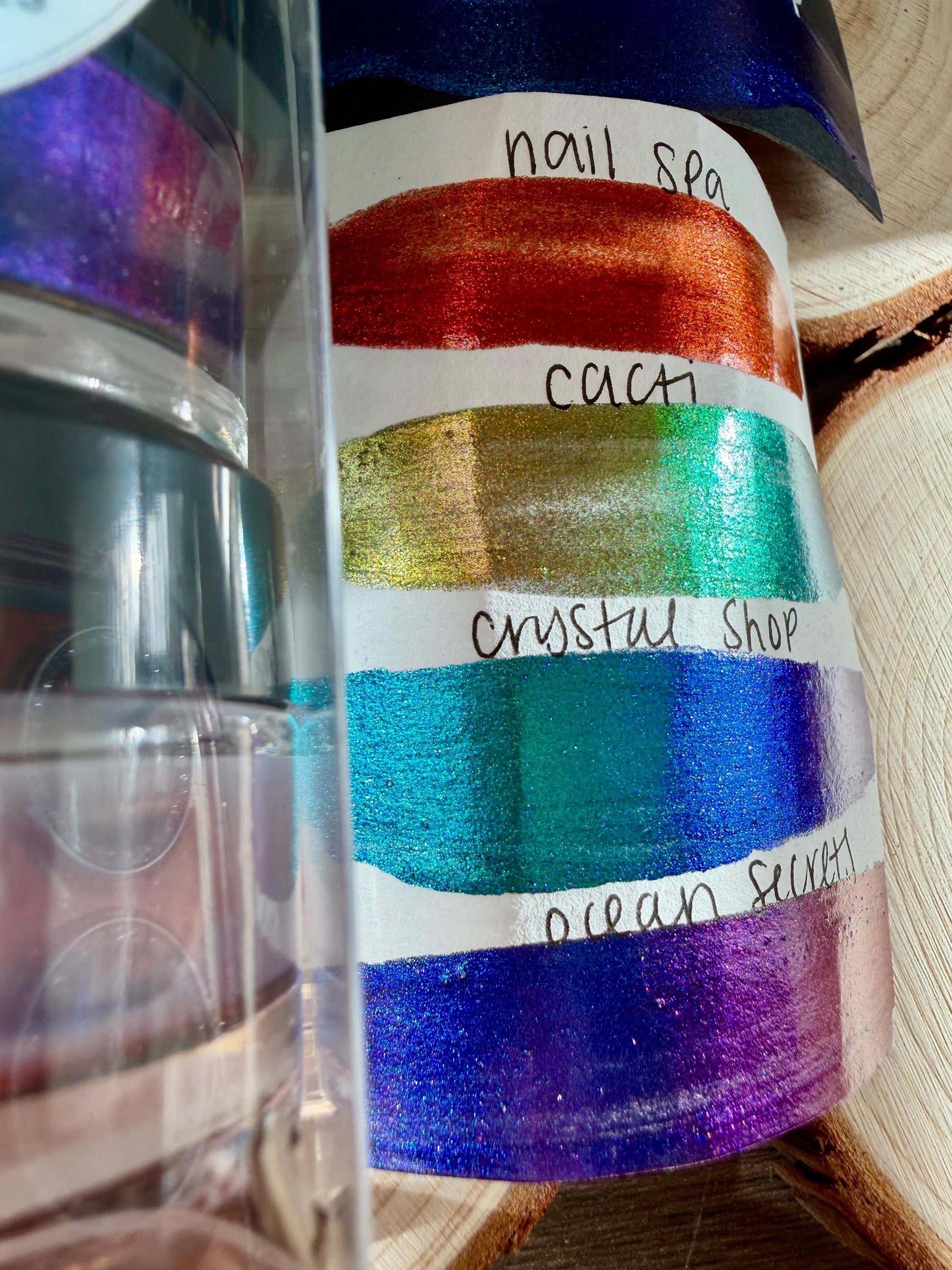 Winter Shifts | 5 Gram Stocking Stuffer Set | Handmade Acrylic Paint | Handmade Paint | Acrylic Artist | Watercolor | Acrylic Shimmer Artist