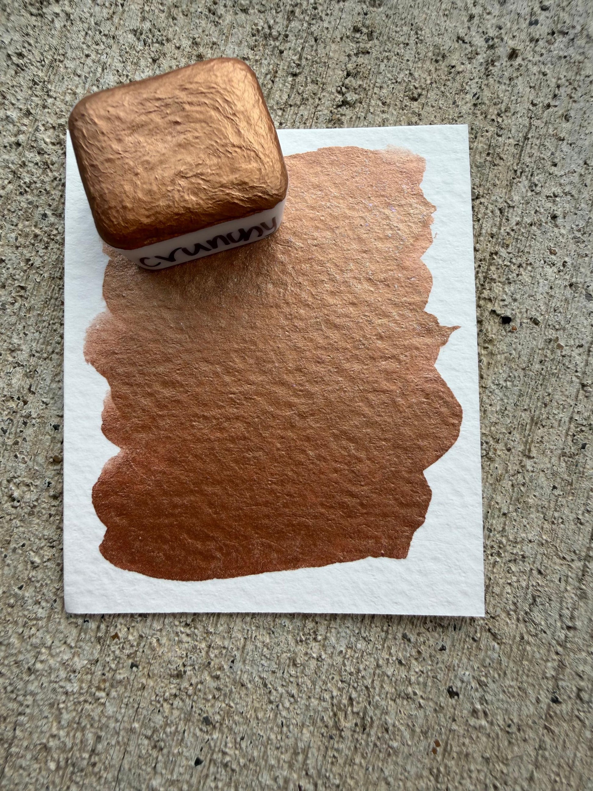 Crunchy - Half Pan, Shimmer Gold/Bronze