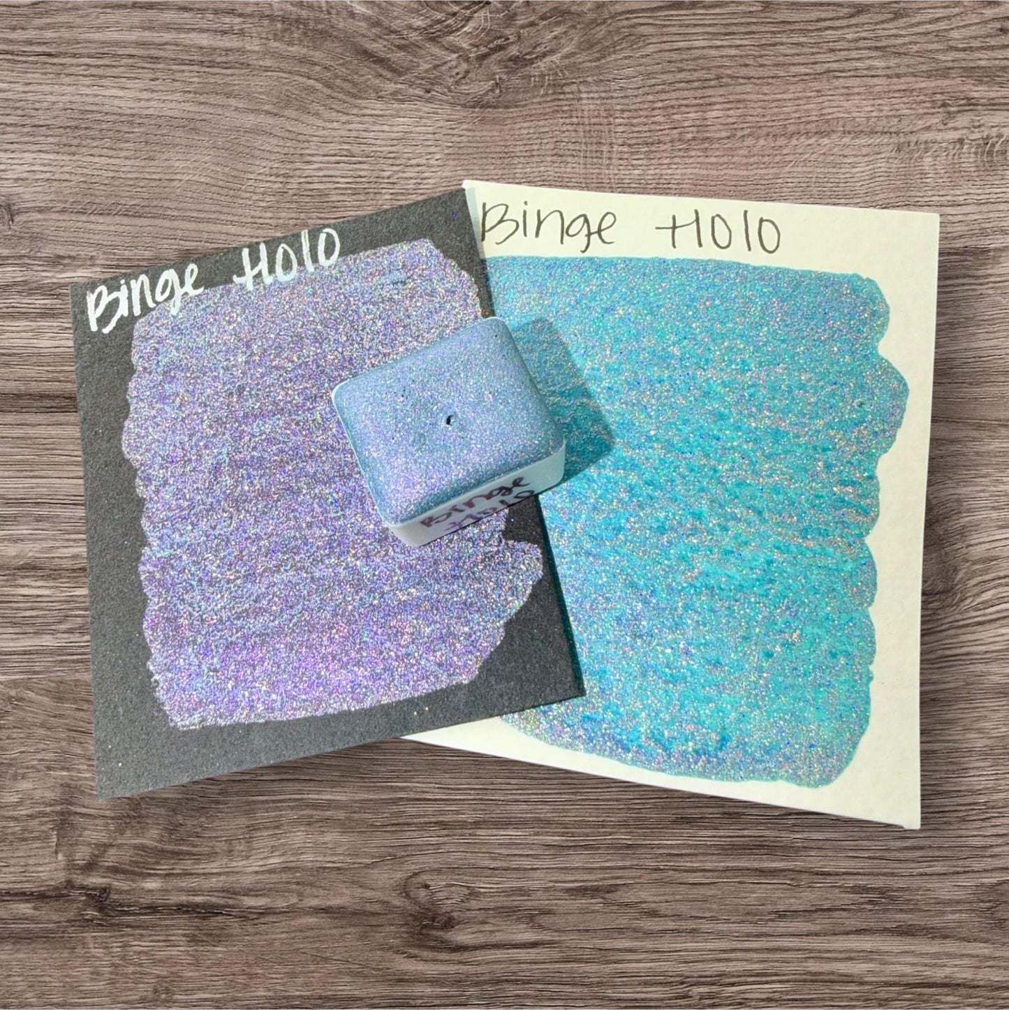 Binge Holo | Handmade Watercolors | Handmade Paint | Calligraphy | Lettering | Shift Pigment