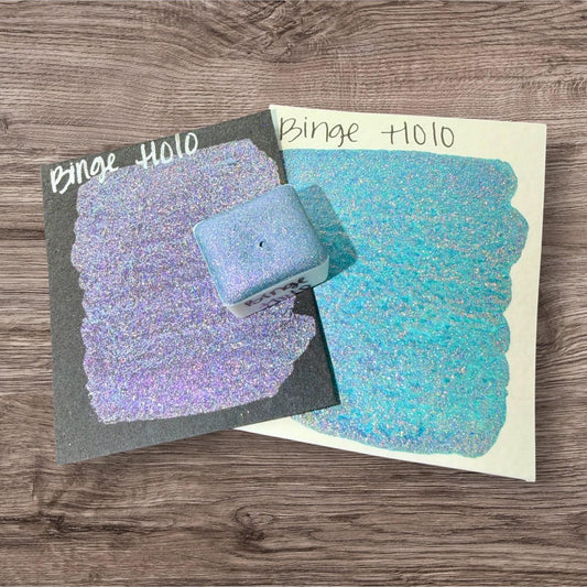 Binge Holo | Handmade Watercolors | Handmade Paint | Calligraphy | Lettering | Shift Pigment