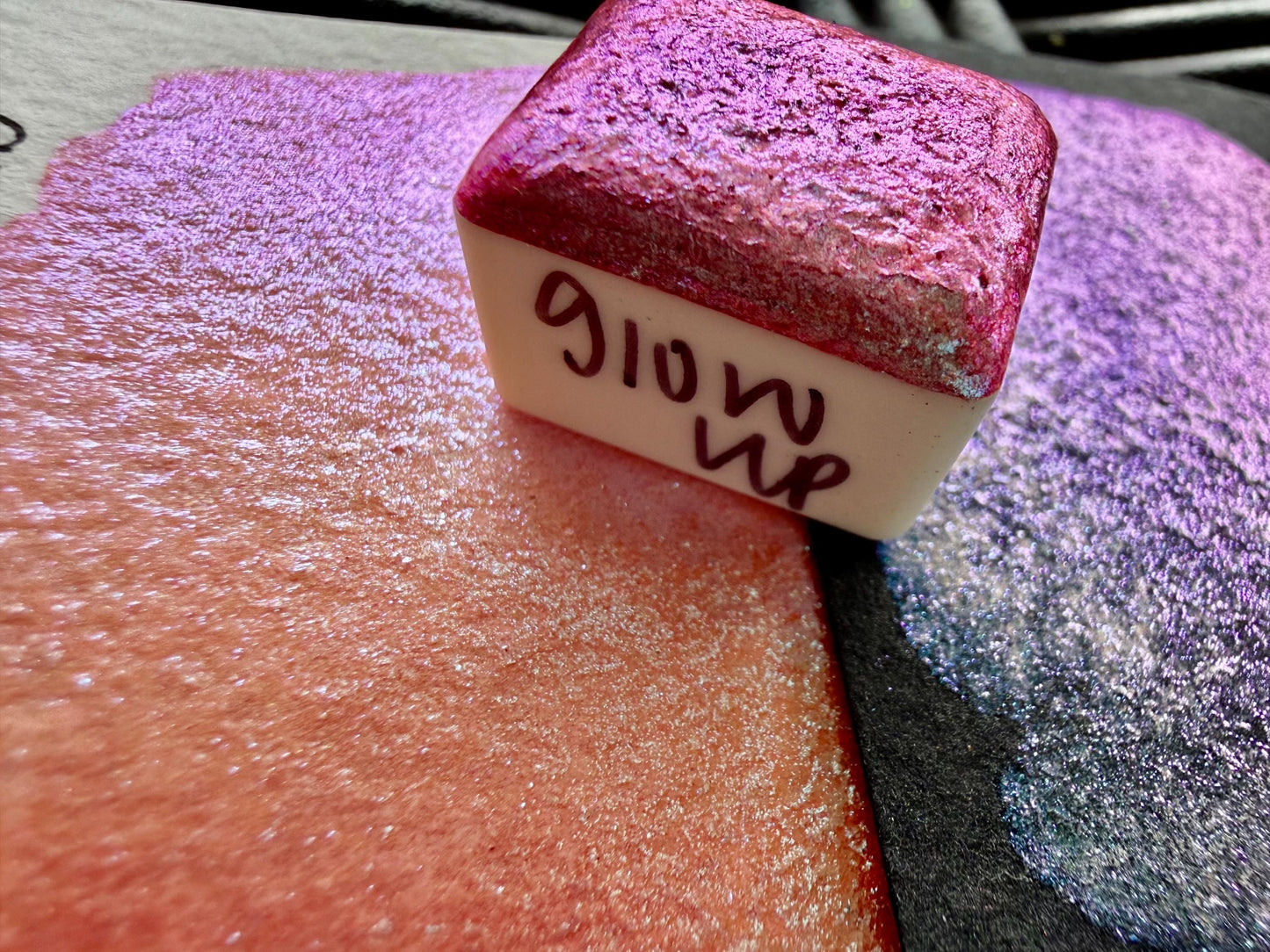 Glow Up | Handmade Watercolors | Handmade Paint | Calligraphy | Lettering | Shift Pigment