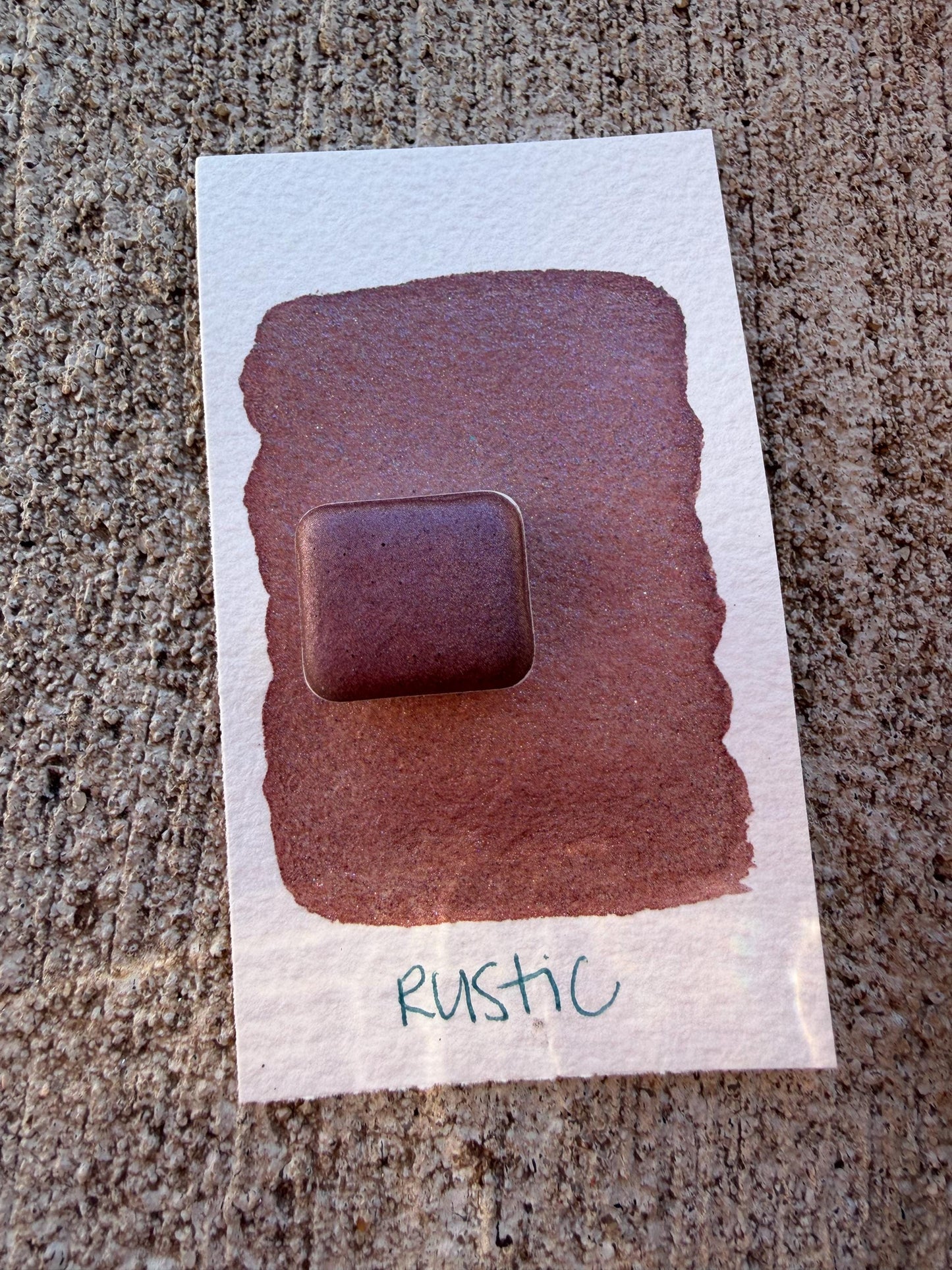 Rustic | HYBRID Matte & Shimmer Blend | Handmade Watercolors | Handmade Paint | Watercolors | Watercolor | Watercolor Artist