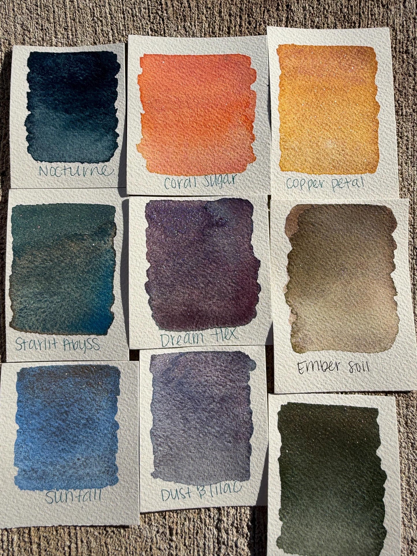 Watercolor Set | Watercolor Palette | Chrome Watercolors | Handmade Paint | Watercolors | Watercolor | Handmade Watercolors |