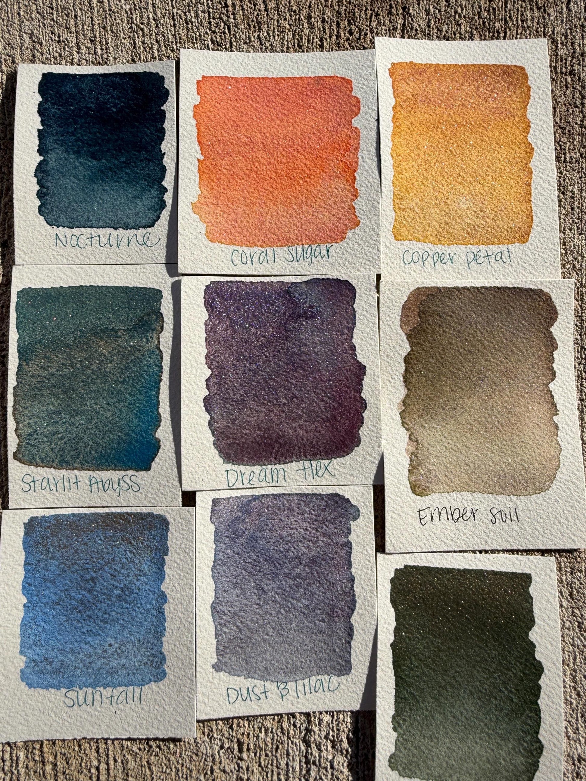 Watercolor Set | Watercolor Palette | Chrome Watercolors | Handmade Paint | Watercolors | Watercolor | Handmade Watercolors |