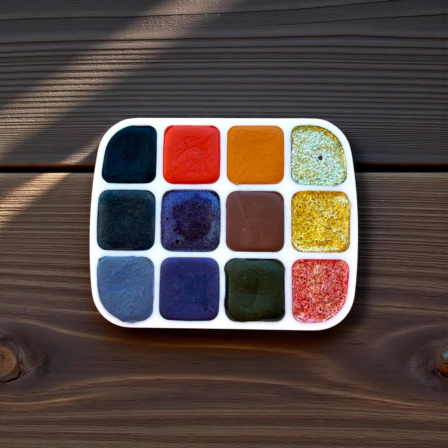 Watercolor Set | Watercolor Palette | Chrome Watercolors | Handmade Paint | Watercolors | Watercolor | Handmade Watercolors |