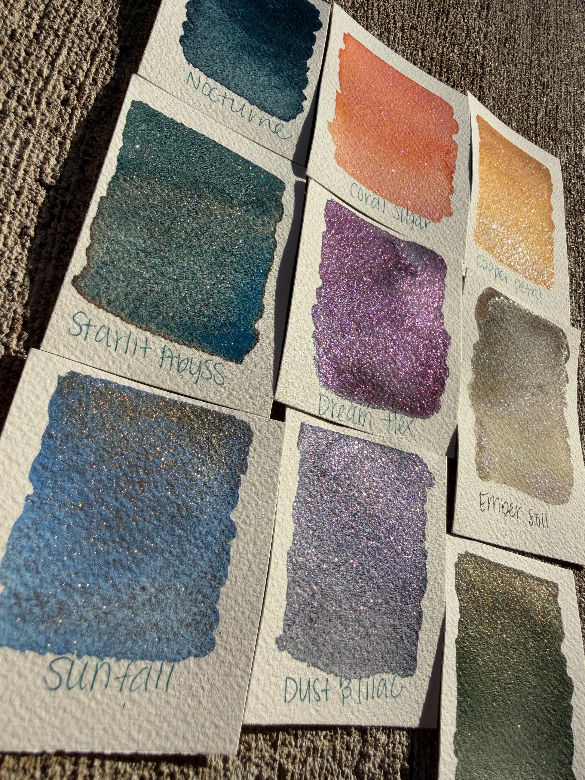 Watercolor Set | Watercolor Palette | Chrome Watercolors | Handmade Paint | Watercolors | Watercolor | Handmade Watercolors |