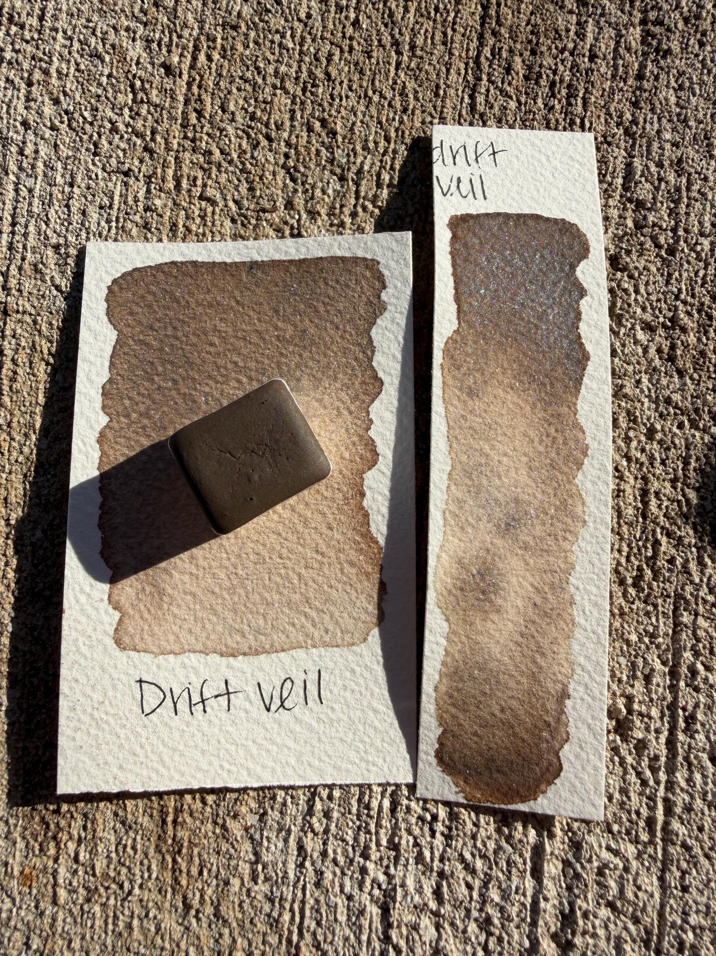 Drift Veil | HYBRID Matte & Shimmer Blend | Handmade Watercolors | Handmade Paint | Watercolors | Watercolor | Watercolor Artist