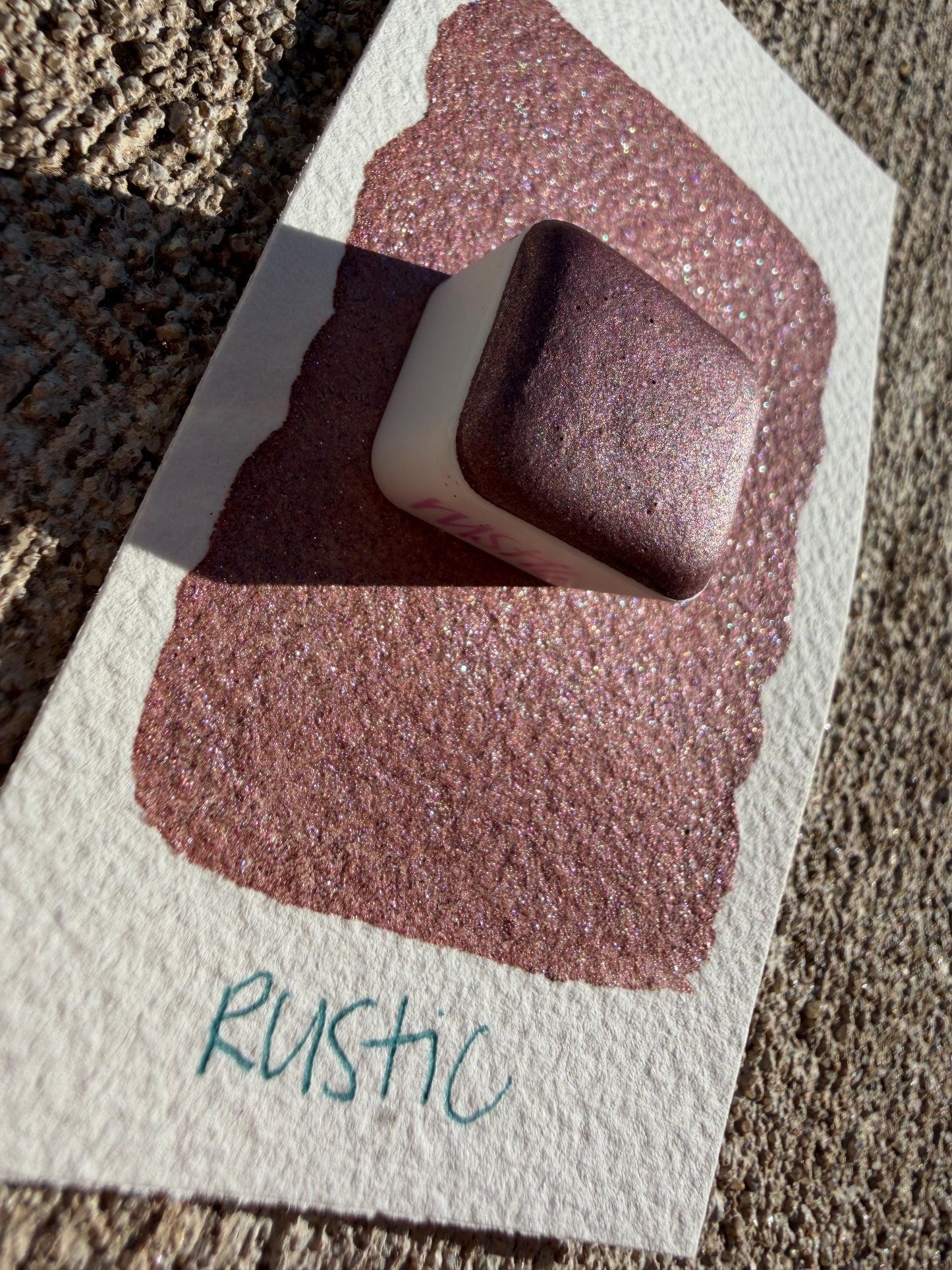 Rustic | HYBRID Matte & Shimmer Blend | Handmade Watercolors | Handmade Paint | Watercolors | Watercolor | Watercolor Artist