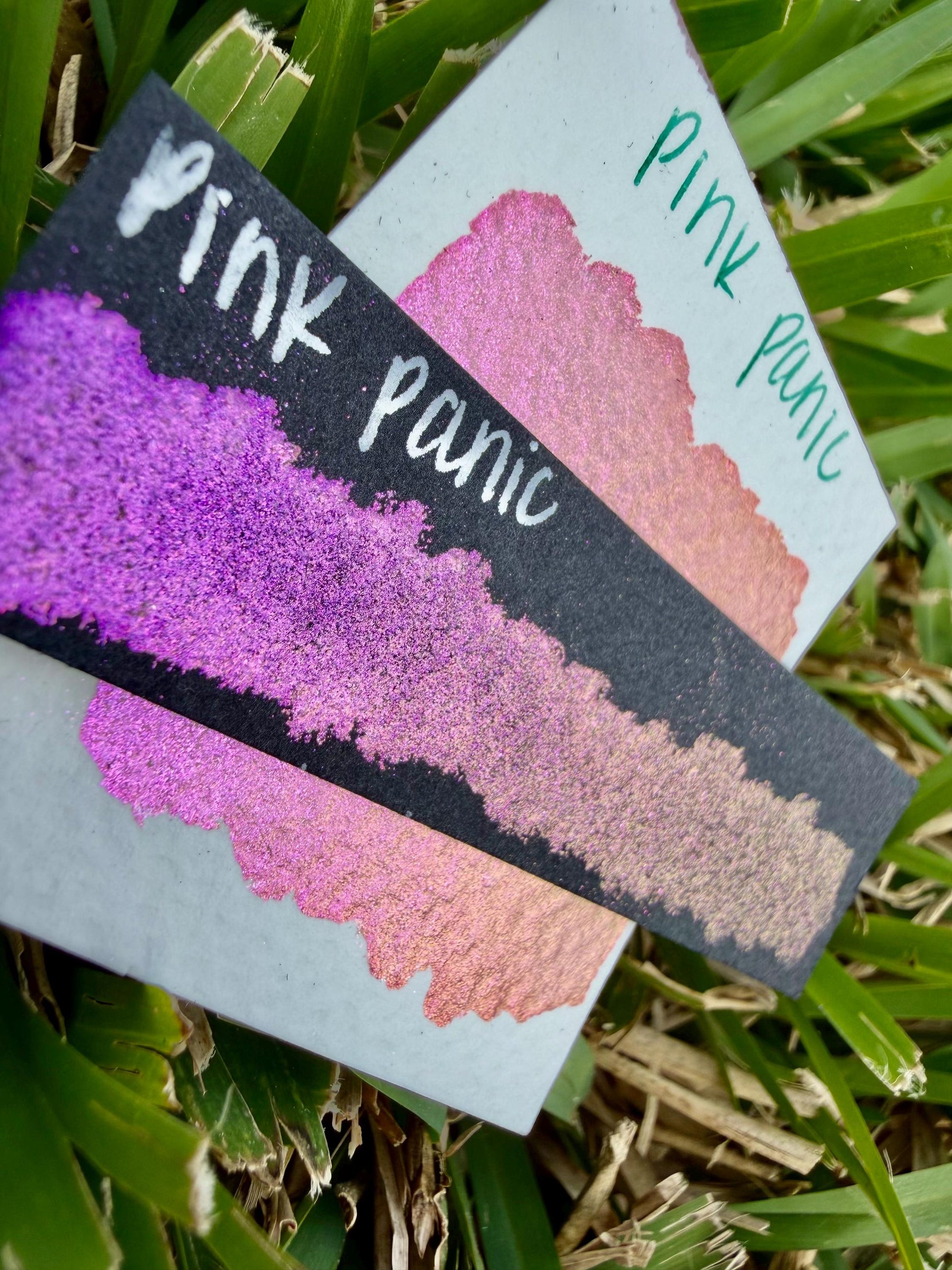 Pink Panic | Handmade Watercolors | Handmade Paint | Watercolors | Watercolor | Watercolor Artist | Shimmer Watercolors | High Shine Paint