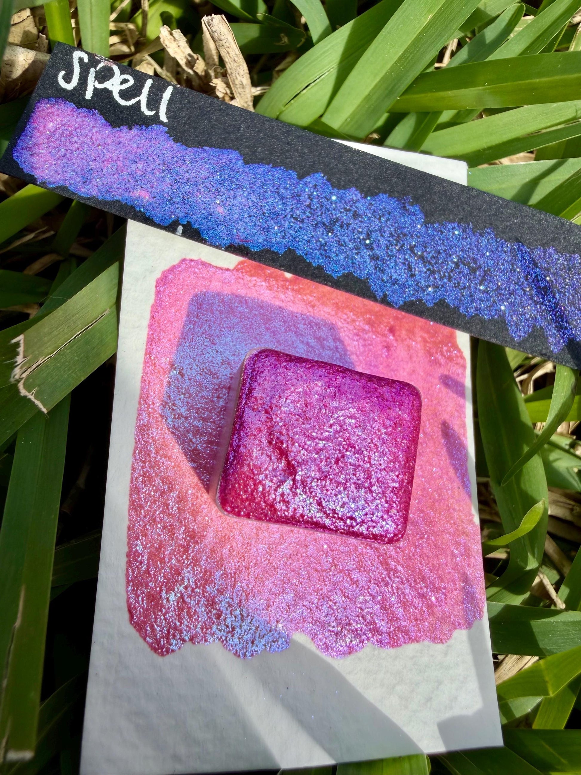 Spell | Handmade Watercolors | Handmade Paint | Watercolors | Watercolor | Watercolor Artist | Shimmer Watercolors | High Shine Paint