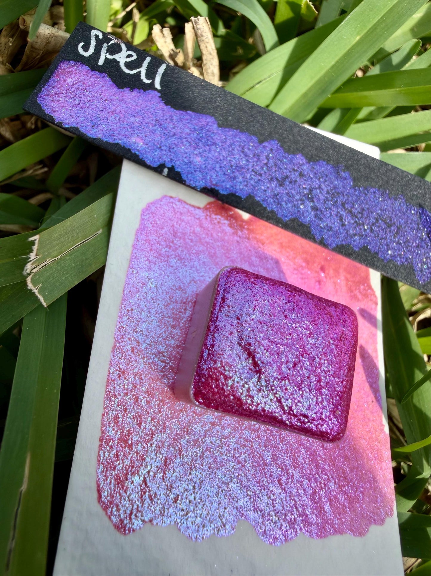 Spell | Handmade Watercolors | Handmade Paint | Watercolors | Watercolor | Watercolor Artist | Shimmer Watercolors | High Shine Paint