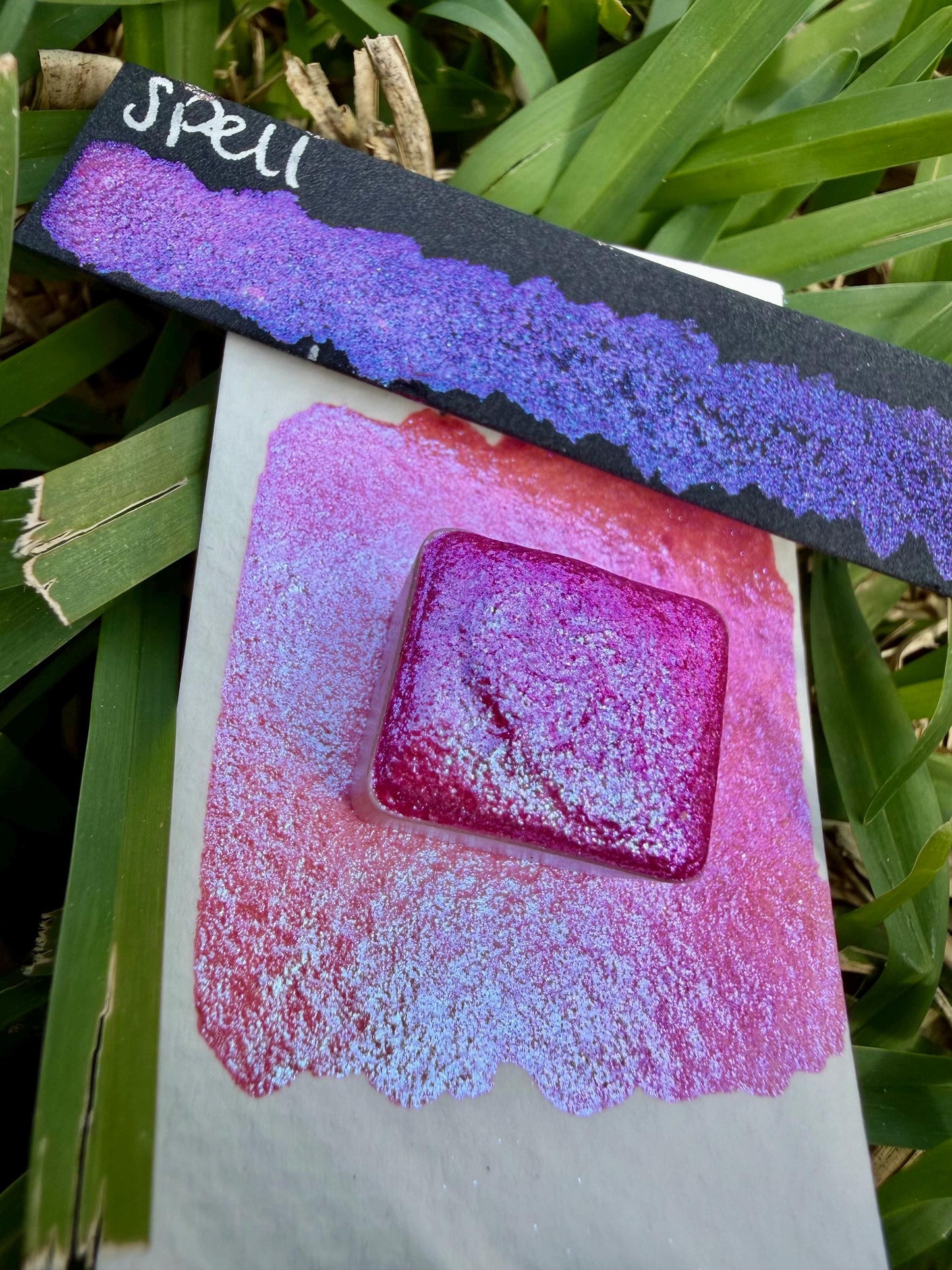 Spell | Handmade Watercolors | Handmade Paint | Watercolors | Watercolor | Watercolor Artist | Shimmer Watercolors | High Shine Paint