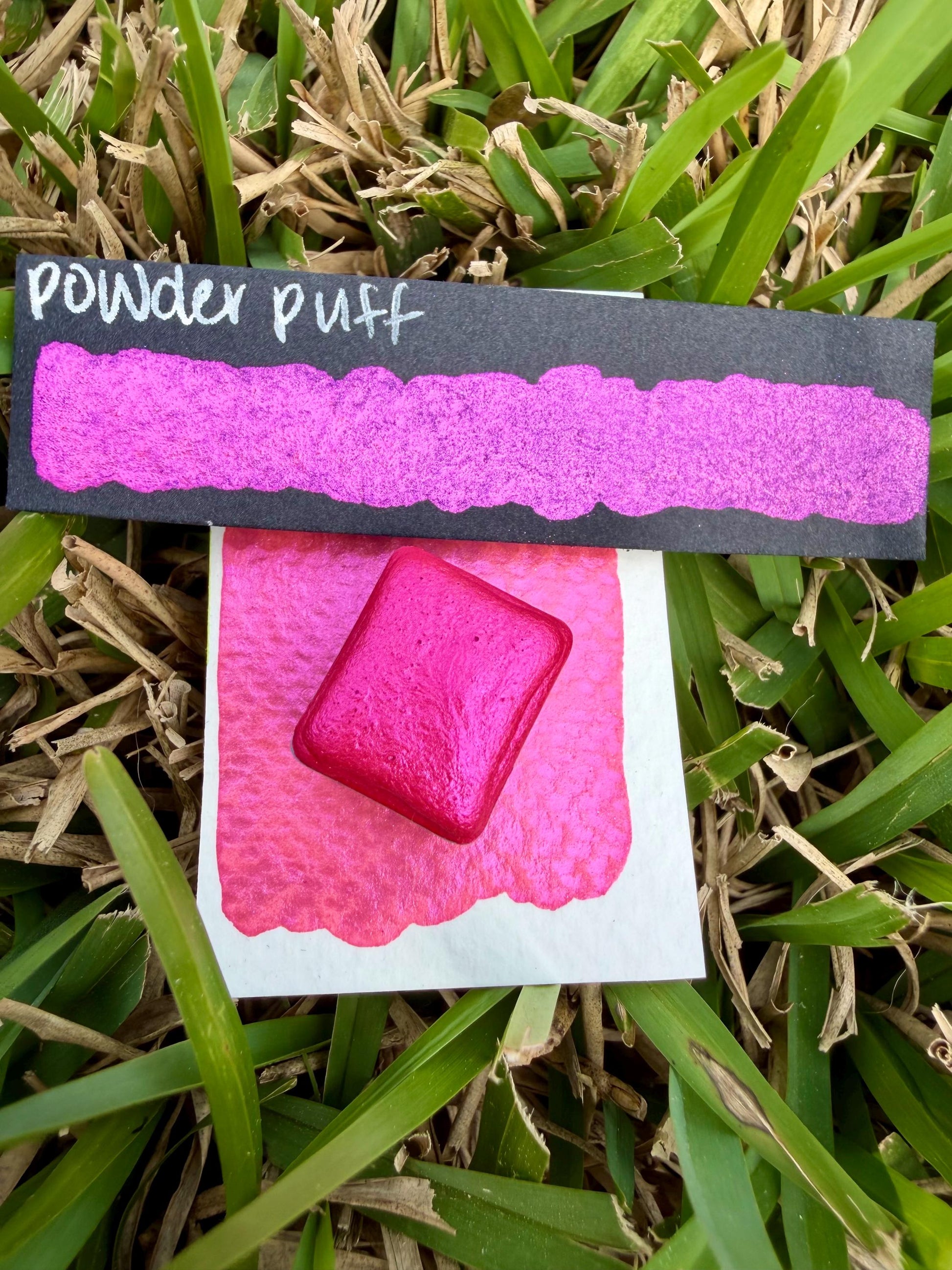 Powder Puff | Handmade Watercolors | Handmade Paint | Watercolors | Watercolor | Watercolor Artist