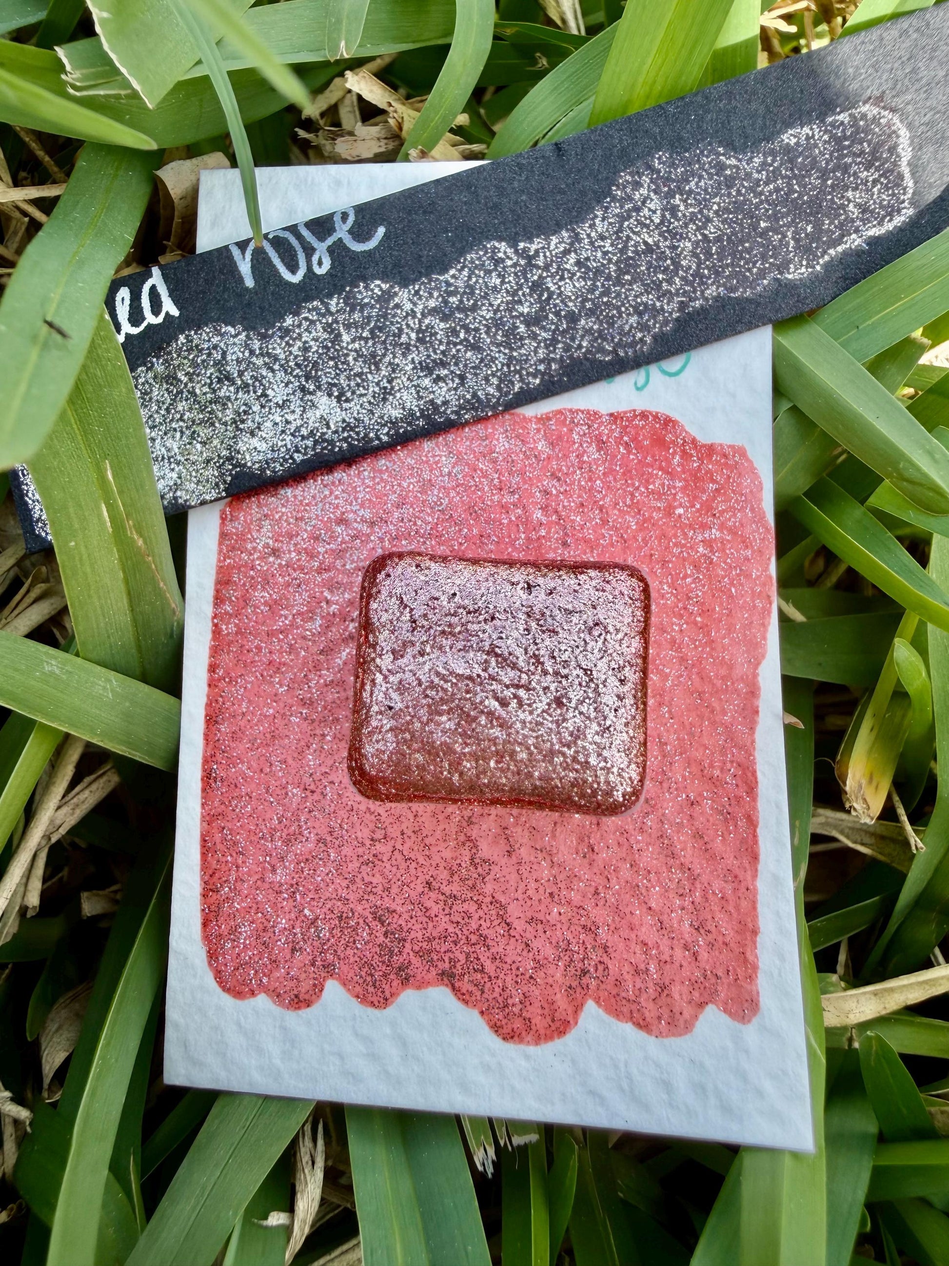 Gilded Rose | Handmade Watercolors | Handmade Paint | Watercolors | Watercolor Artist | Shimmer Watercolors | High Shine Paint