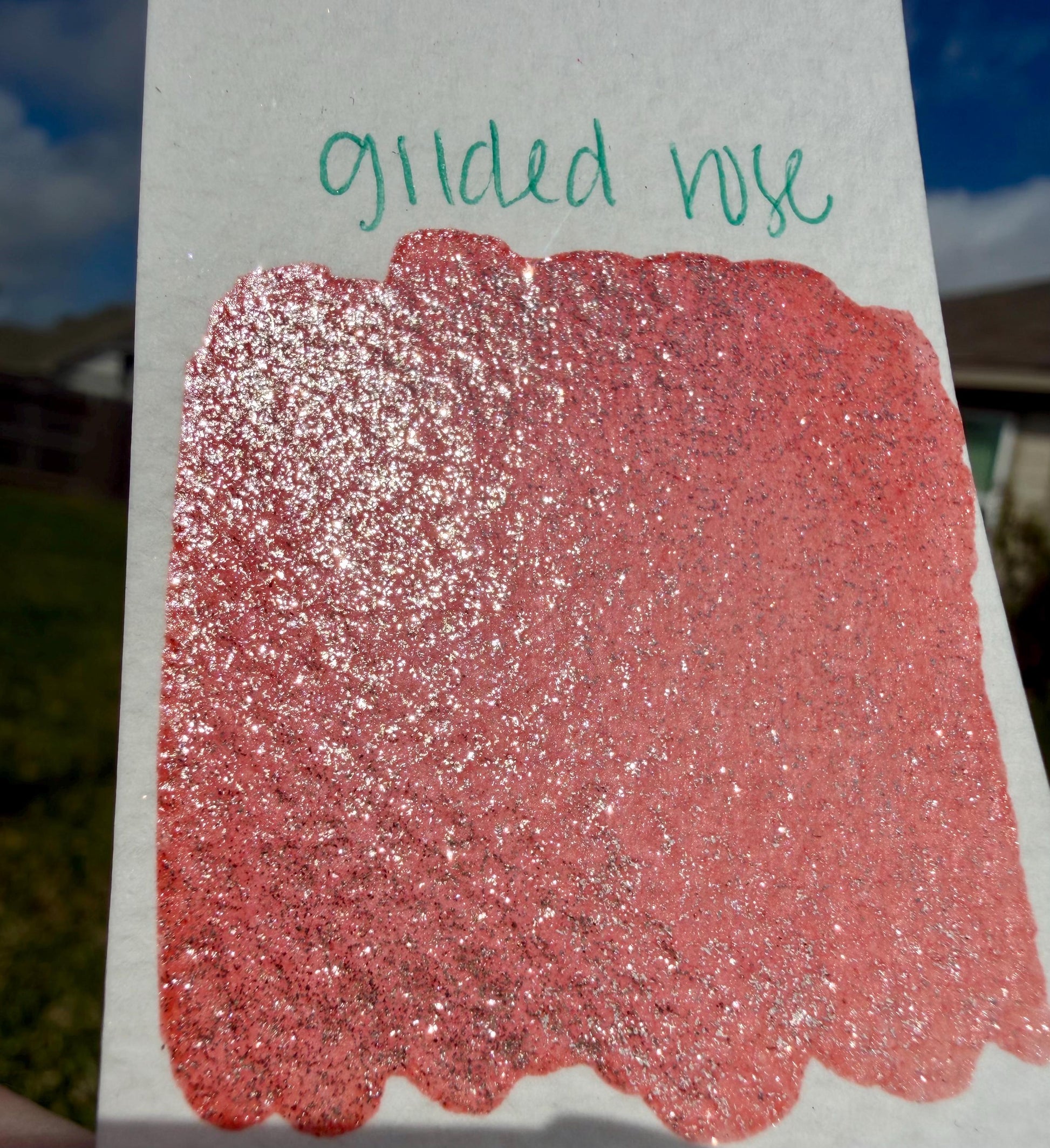 Gilded Rose | Handmade Watercolors | Handmade Paint | Watercolors | Watercolor Artist | Shimmer Watercolors | High Shine Paint