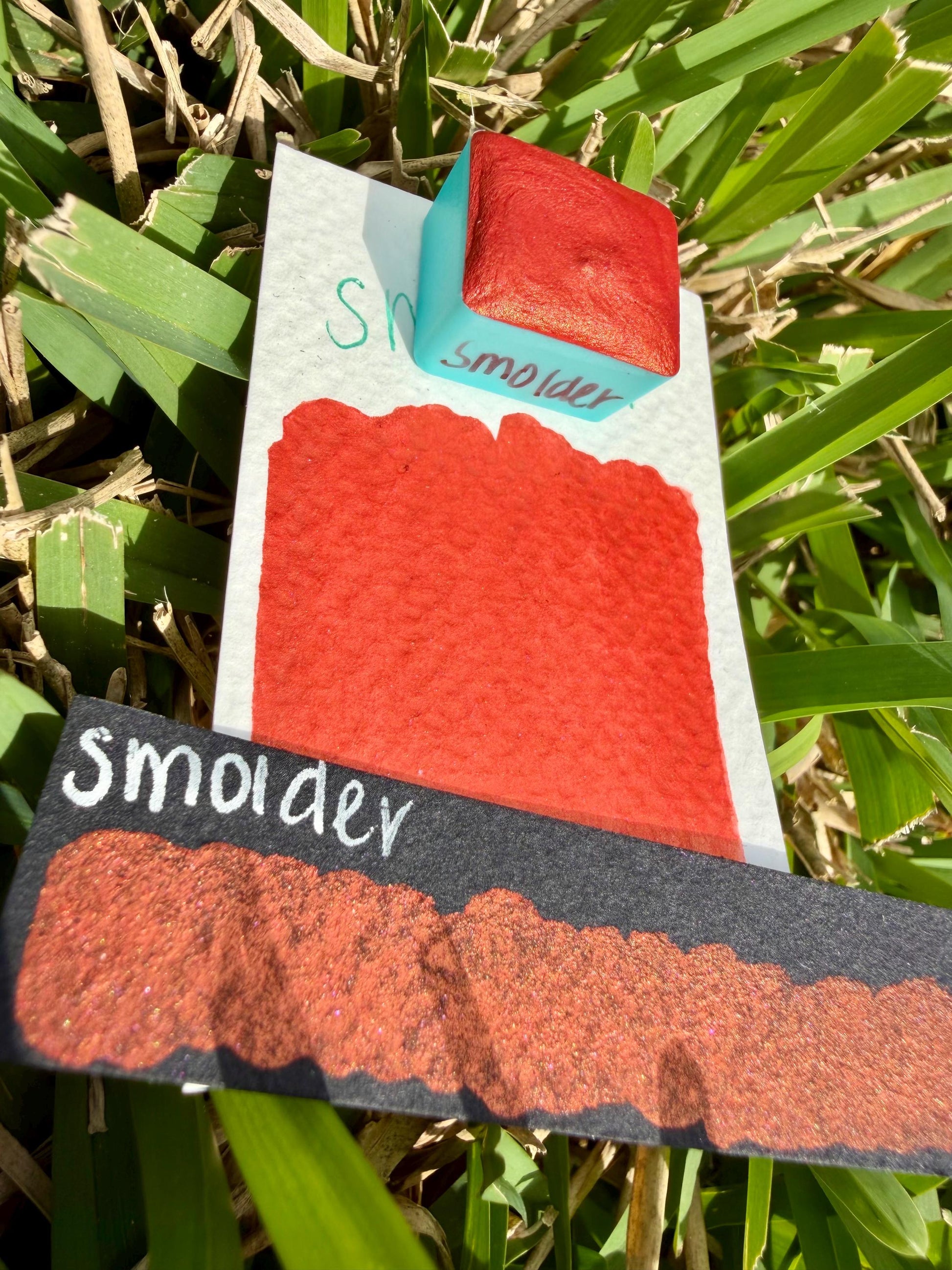 Smolder | Handmade Watercolors | Handmade Paint | Watercolors | Watercolor Artist | Shimmer Watercolors | High Shine Paint