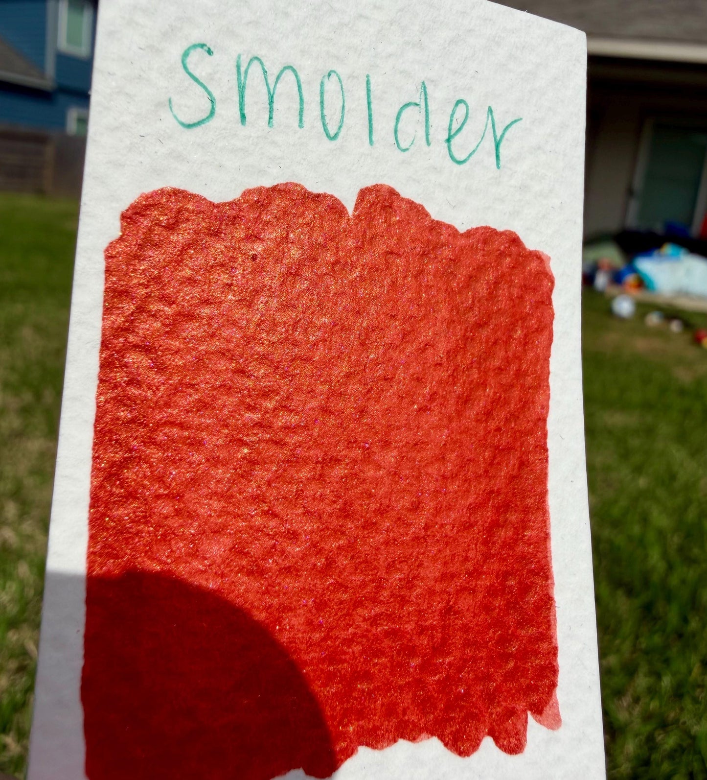 Smolder | Handmade Watercolors | Handmade Paint | Watercolors | Watercolor Artist | Shimmer Watercolors | High Shine Paint