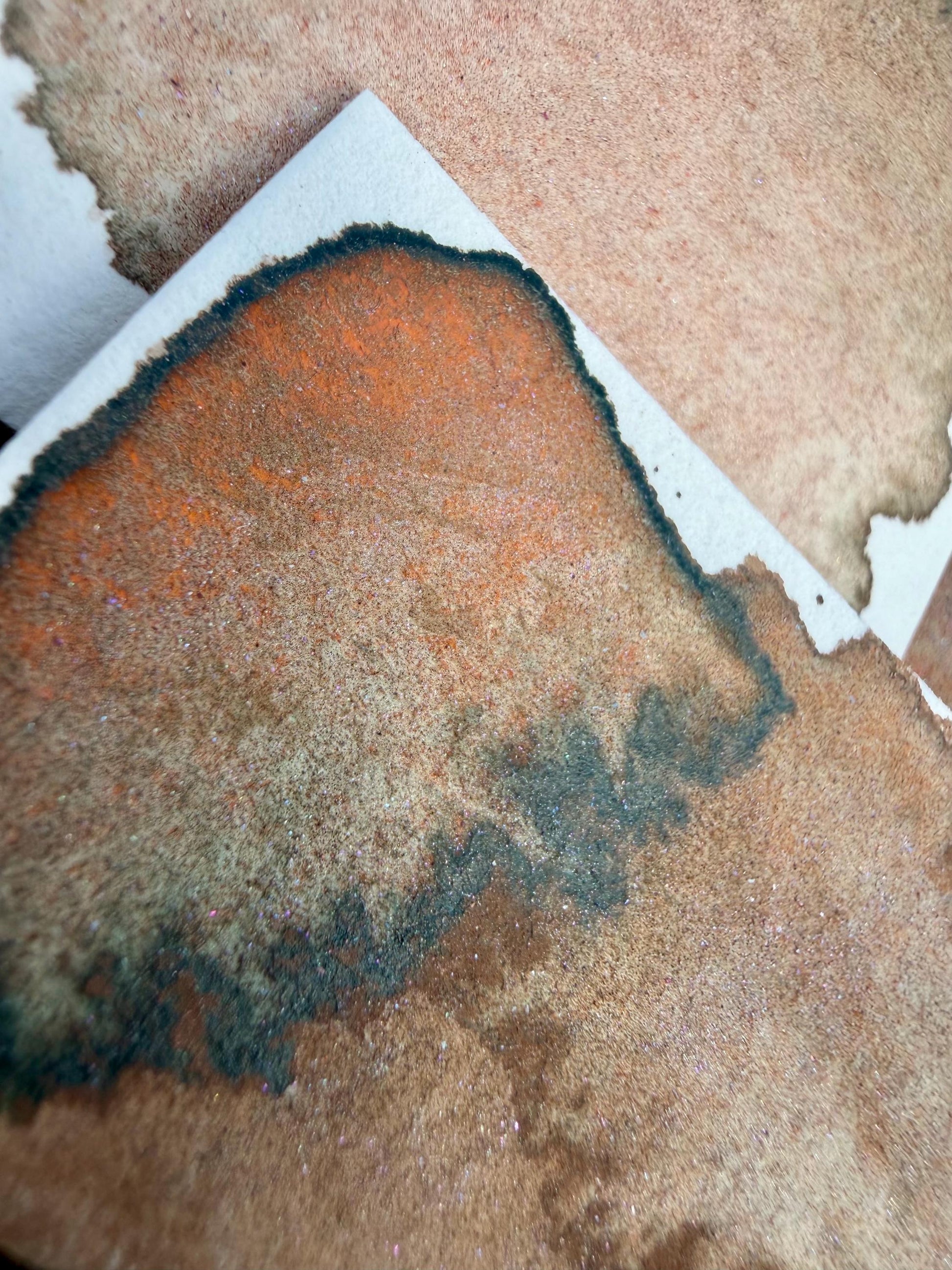 Spa Mud | HYBRID Matte & Shimmer Blend | Handmade Watercolors | Handmade Paint | Watercolors | Watercolor | Watercolor Artist