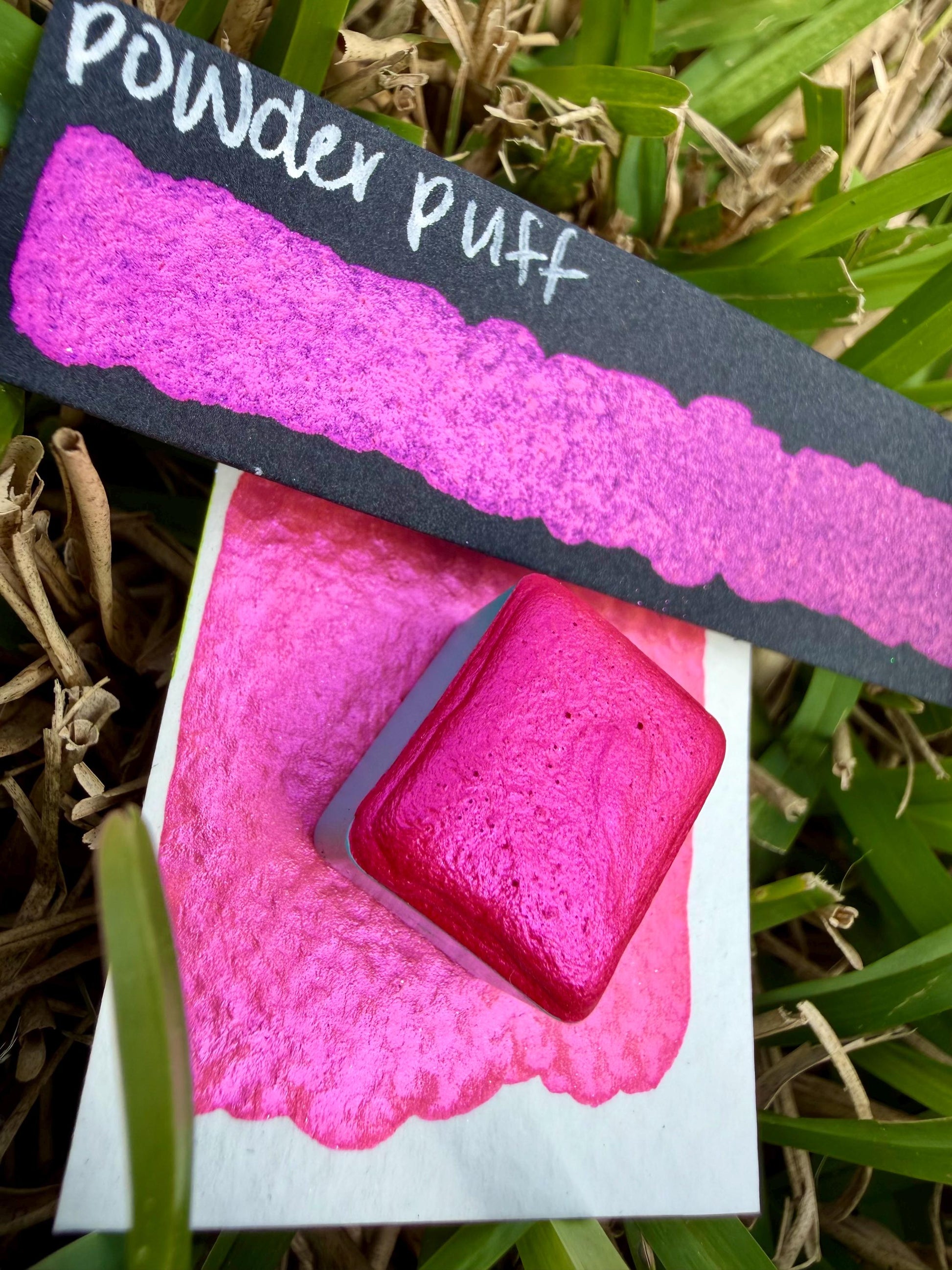 Powder Puff | Handmade Watercolors | Handmade Paint | Watercolors | Watercolor | Watercolor Artist