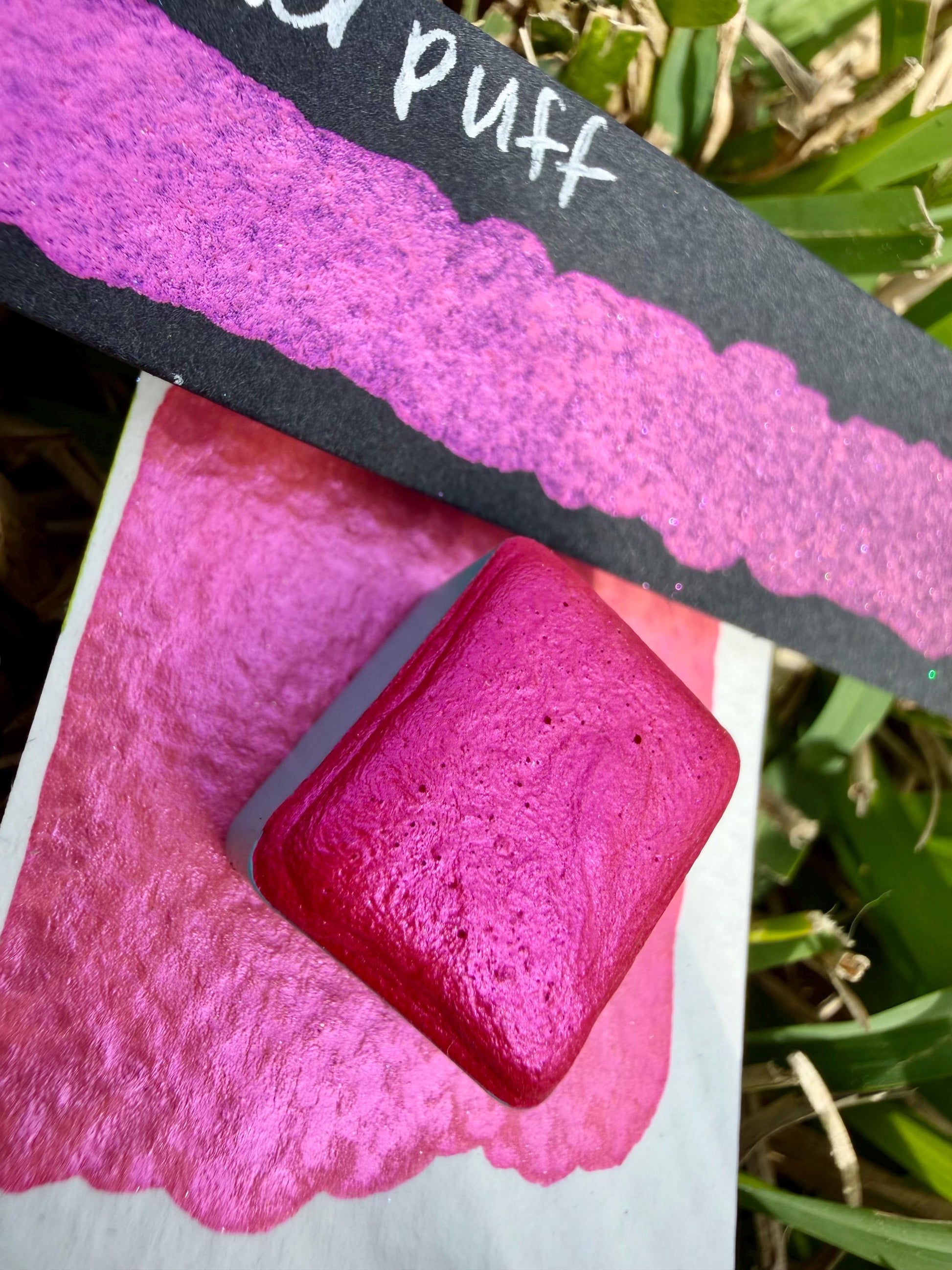 Powder Puff | Handmade Watercolors | Handmade Paint | Watercolors | Watercolor | Watercolor Artist