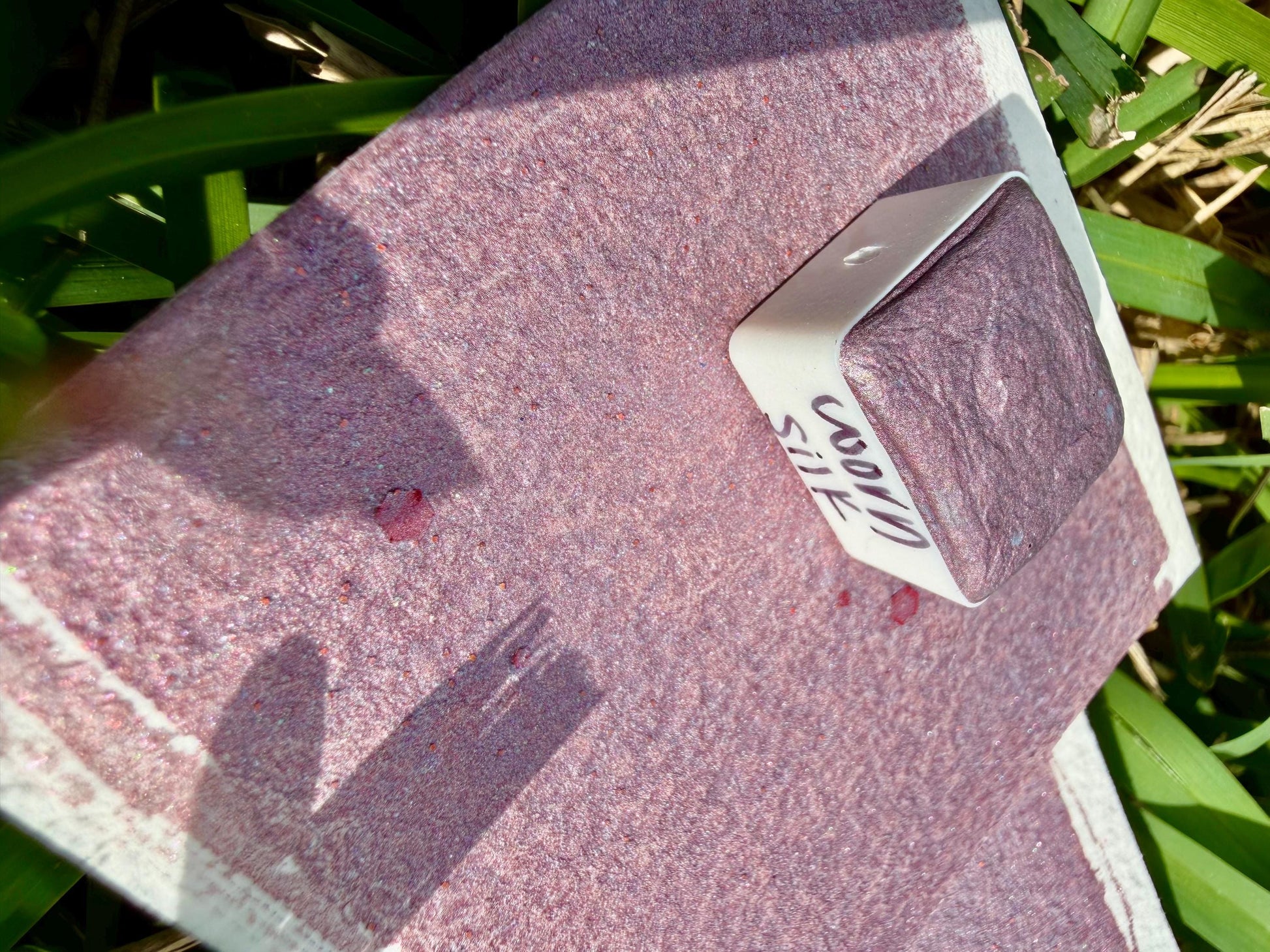 Worn Silk | Handmade Watercolors | Handmade Paint | Watercolors | Watercolor Artist | Shimmer Watercolors | High Shine Paint