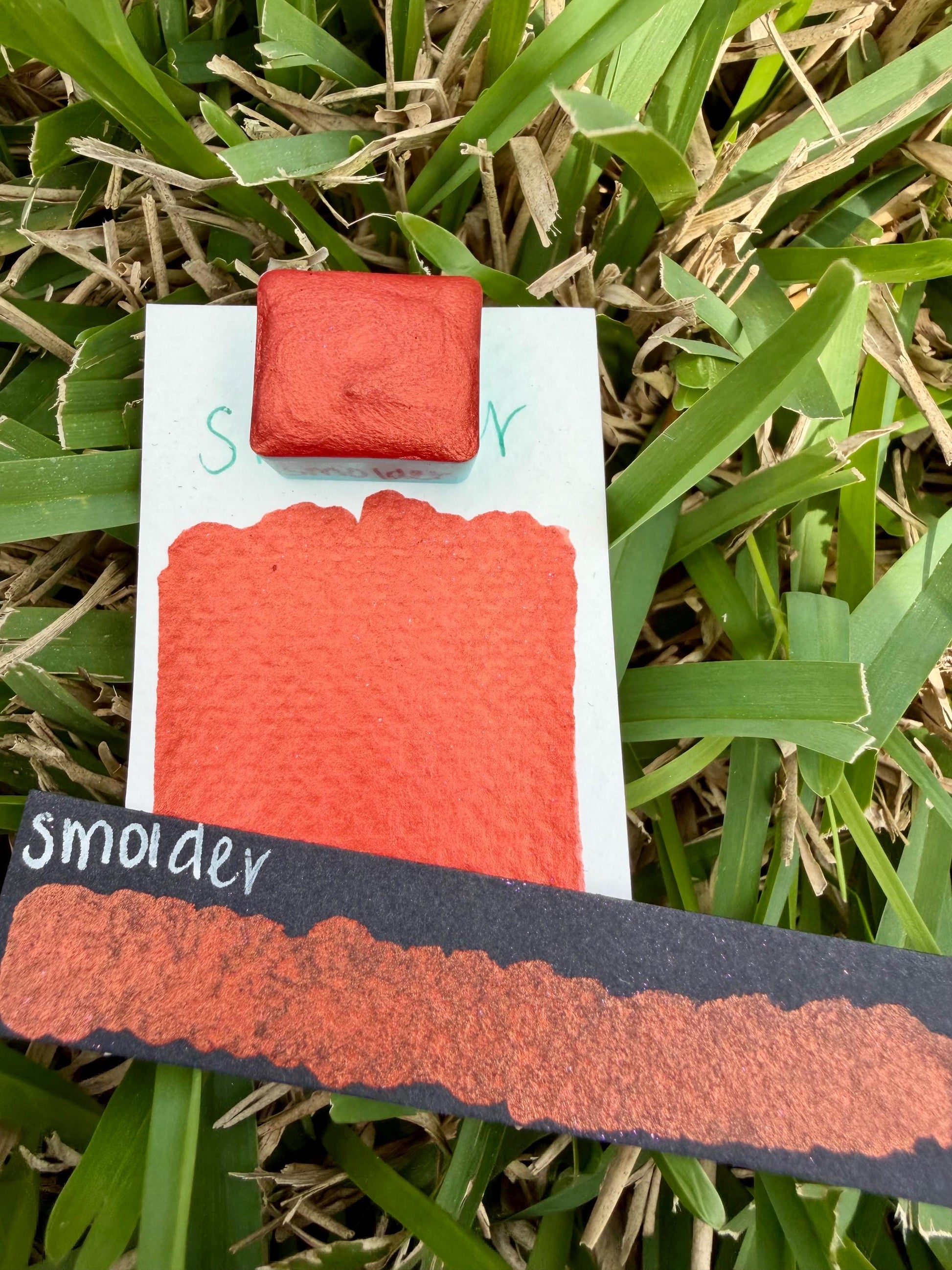 Smolder | Handmade Watercolors | Handmade Paint | Watercolors | Watercolor Artist | Shimmer Watercolors | High Shine Paint