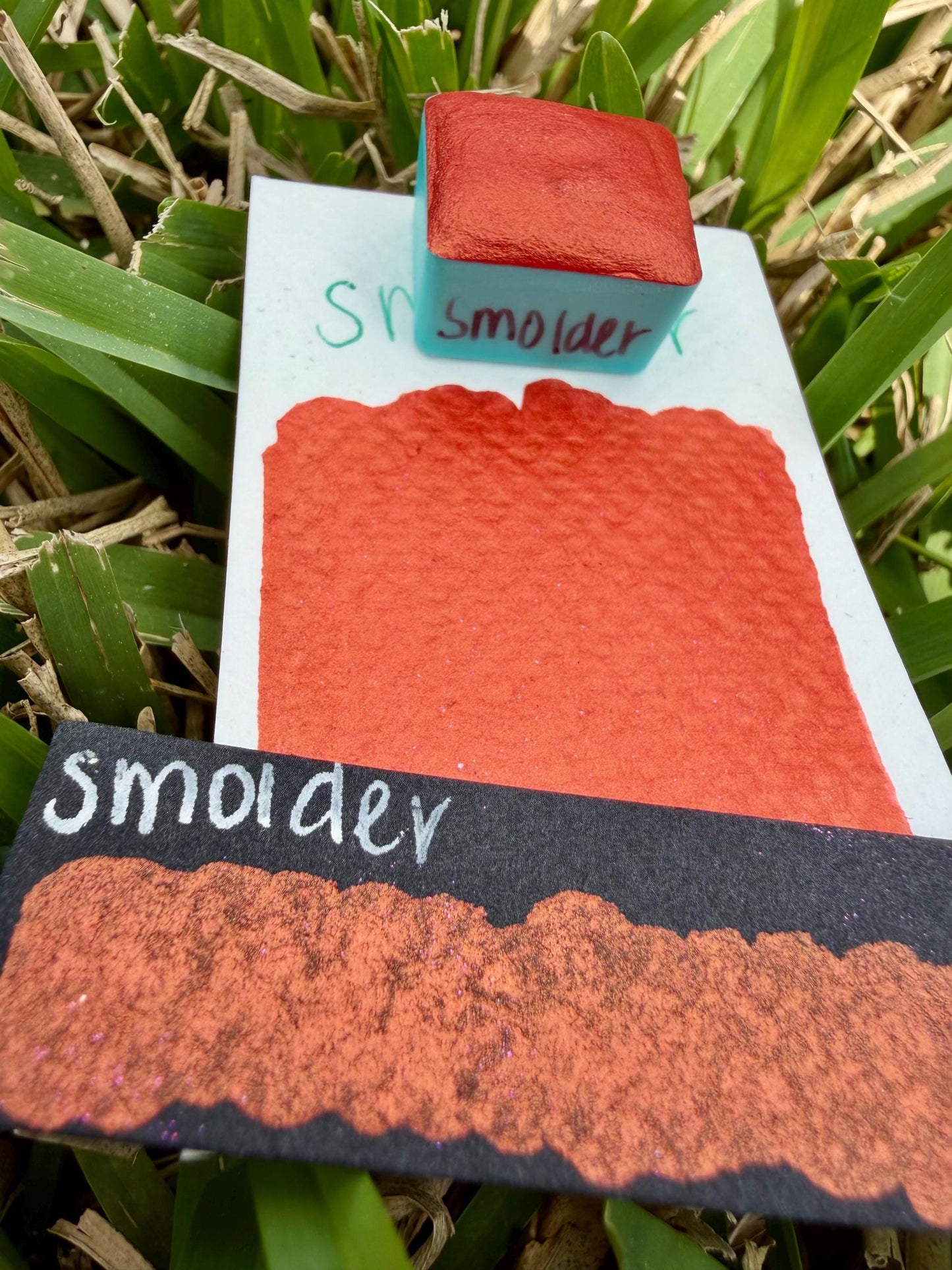 Smolder | Handmade Watercolors | Handmade Paint | Watercolors | Watercolor Artist | Shimmer Watercolors | High Shine Paint