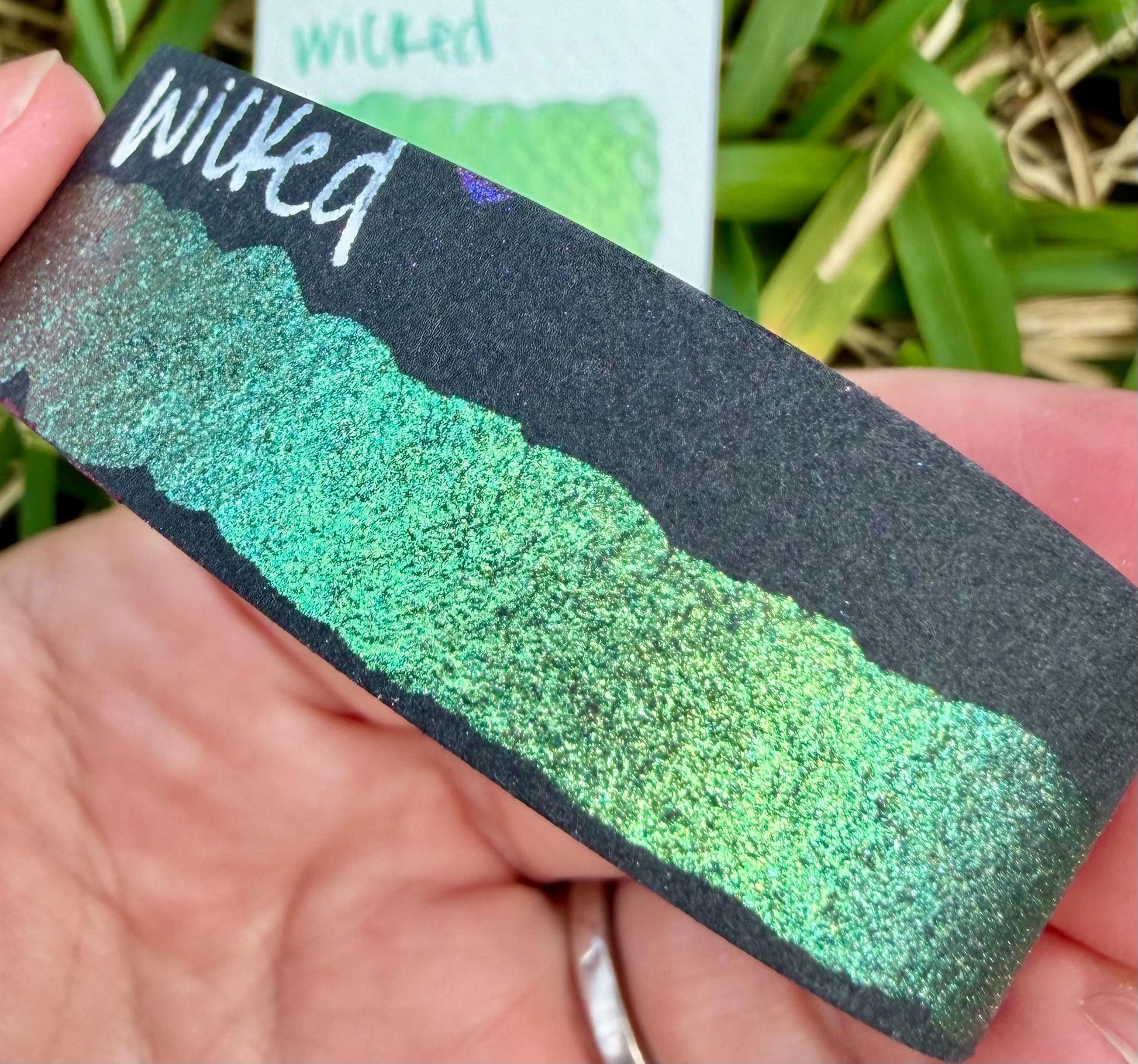 Wicked | Handmade Watercolors | Handmade Paint | Watercolors | Watercolor Artist | Shimmer Watercolors | High Shine Paint