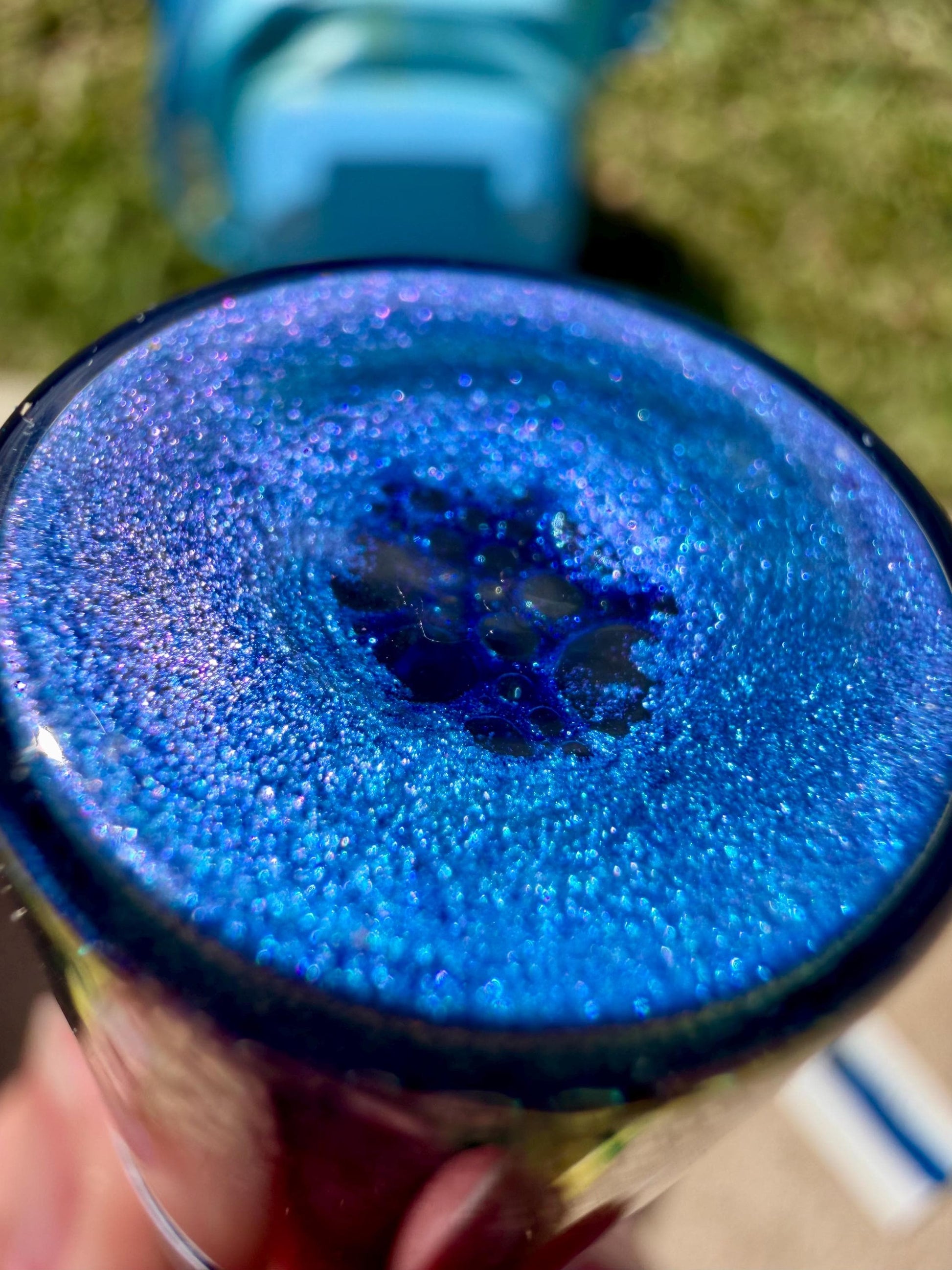 Indigo Glow | Shimmer Ink | Handmade Ink | Calligraphy | Handmade Cards | Watercolor Ink | Colorshift Ink | Drawing Ink | Art Ink | Ink