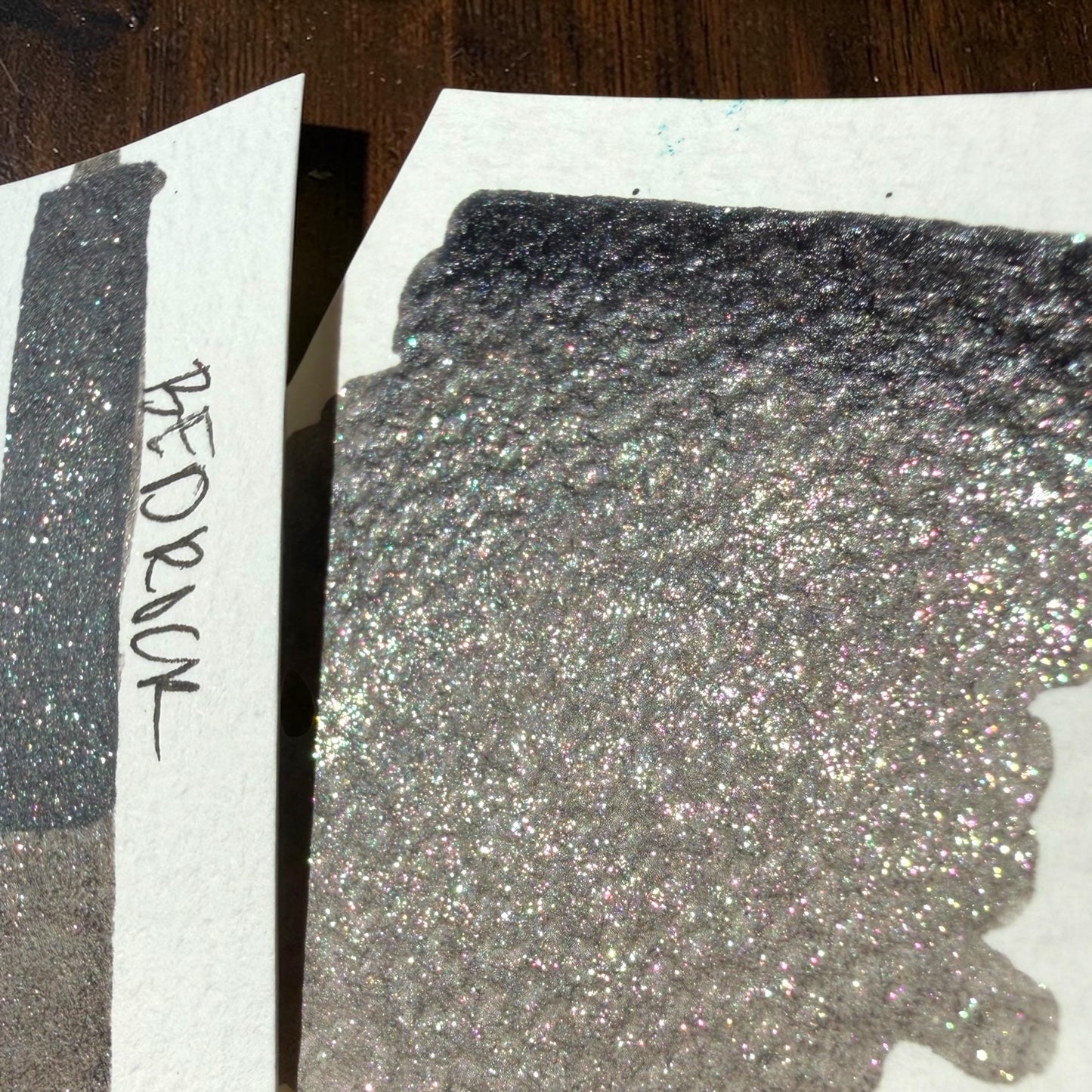 Bedrock | Shimmer Ink | Handmade Ink | Calligraphy | Handmade Cards | Watercolor Ink | Colorshift Ink | Drawing Ink | Art Ink | Ink