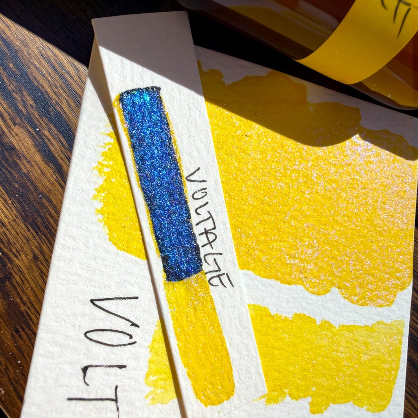 Voltage | Shimmer Ink | Handmade Ink | Calligraphy | Handmade Cards | Watercolor Ink | Colorshift Ink | Drawing Ink | Art Ink | Ink
