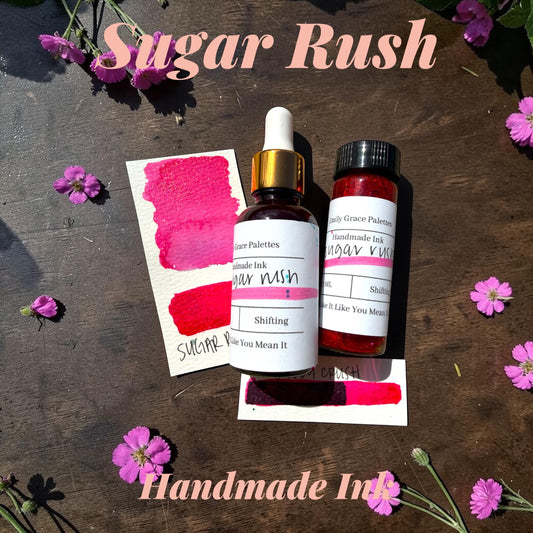 Sugar Rush | Shimmer Ink | Handmade Ink | Calligraphy | Handmade Cards | Watercolor Ink | Colorshift Ink | Drawing Ink | Art Ink | Ink