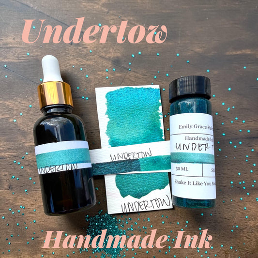 Undertow | Shimmer Ink | Handmade Ink | Calligraphy | Handmade Cards | Watercolor Ink | Colorshift Ink | Drawing Ink | Art Ink | Ink