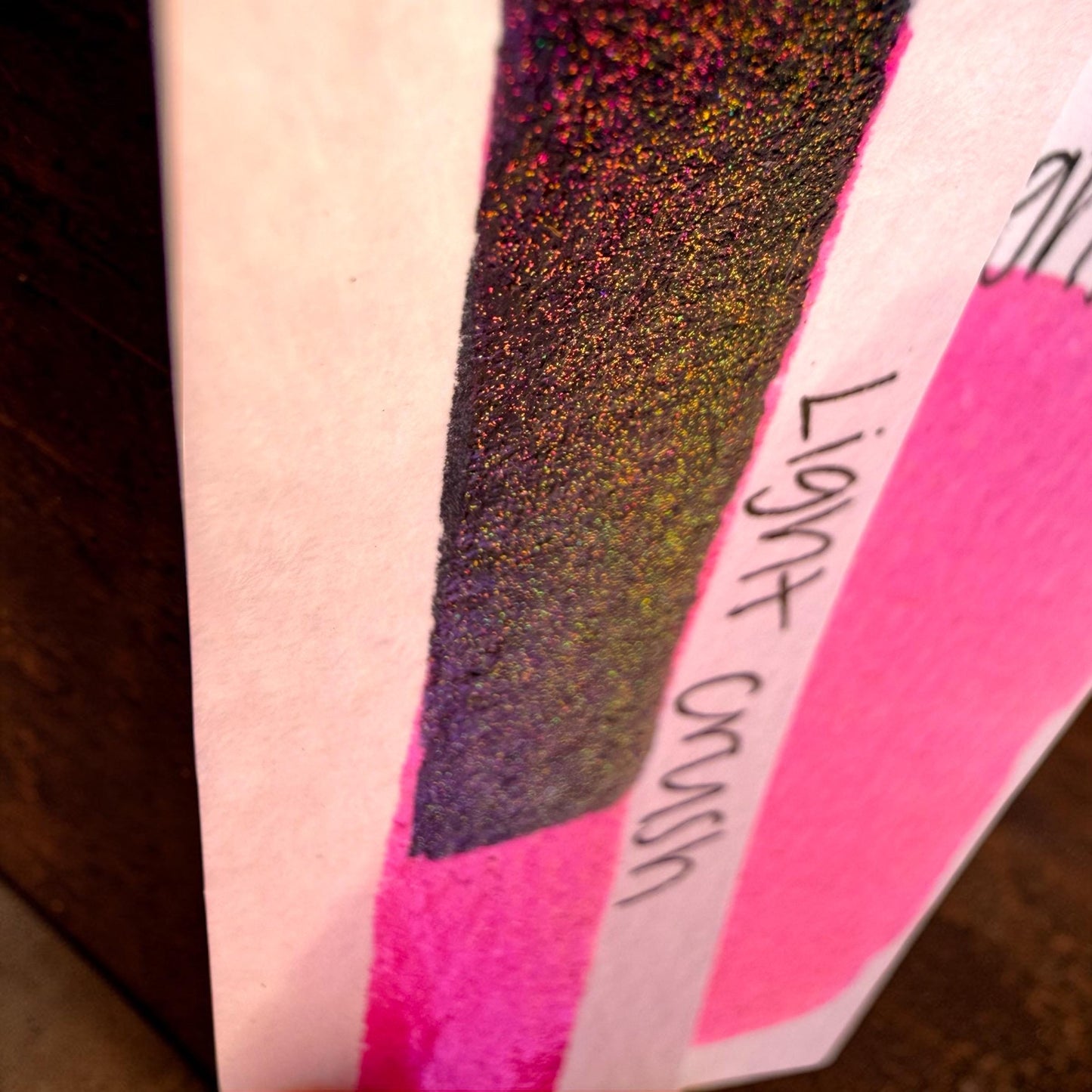 Light Crush | Shimmer Ink | Handmade Ink | Calligraphy | Handmade Cards | Watercolor Ink | Colorshift Ink | Drawing Ink | Art Ink | Ink