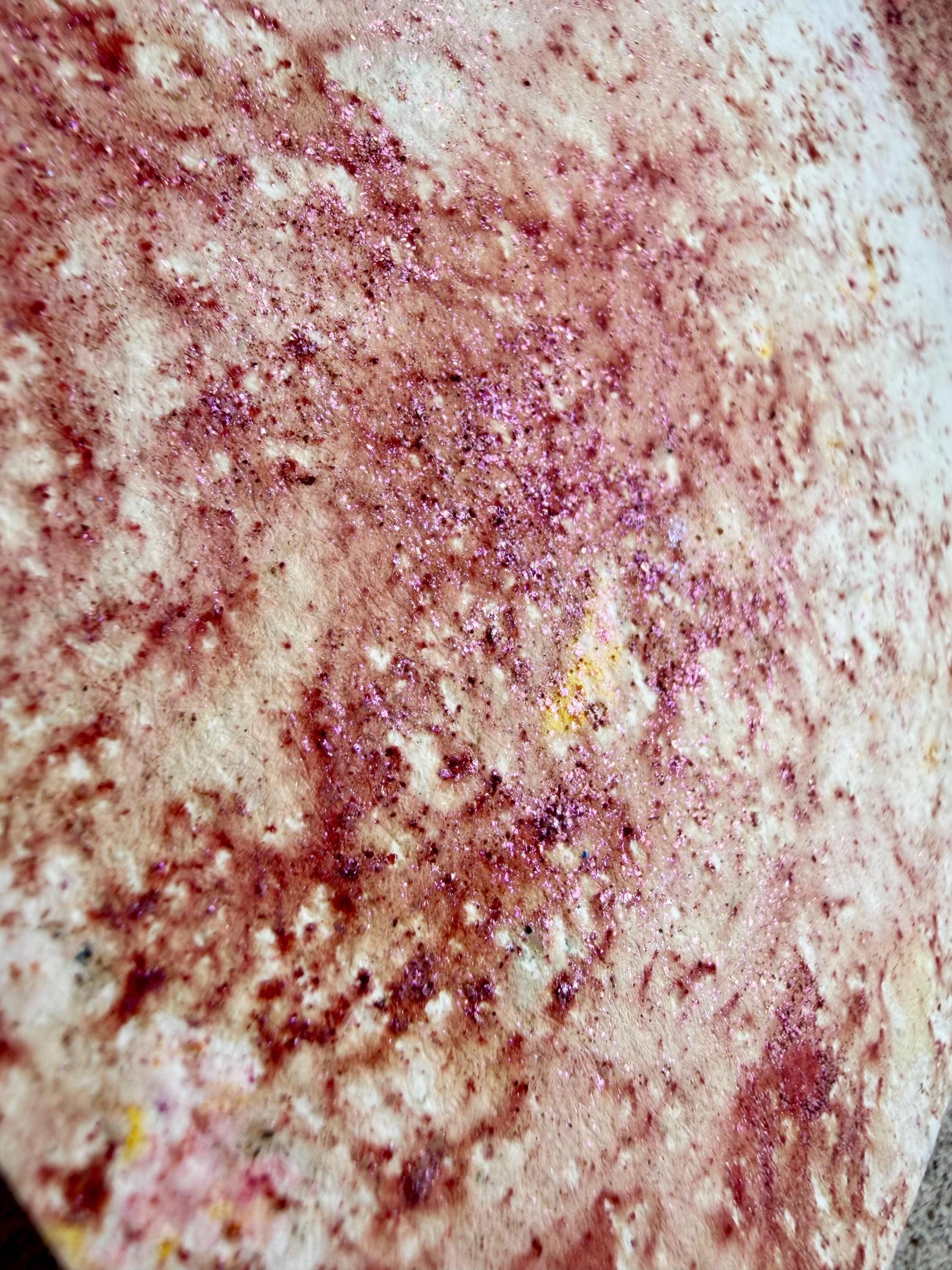 Fold In The Cheese | Handmade Pigment Salts Watercolor | Color Burst Texture Paint | Sparkly Mica Pigment Crystals | Unique Art Supply