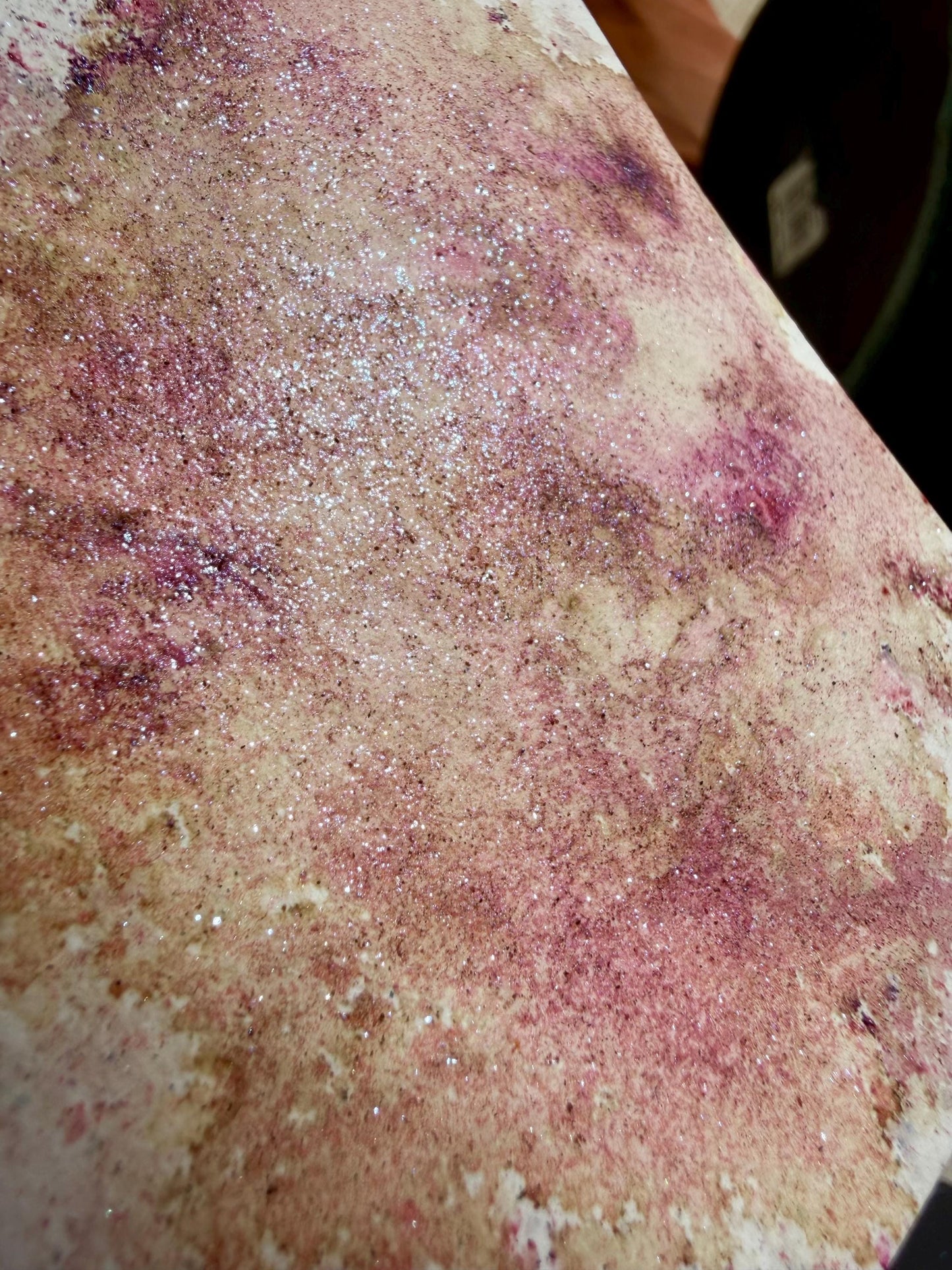 You Get Murdered First | Handmade Pigment Salts Watercolor | Color Burst Texture Paint | Sparkly Mica Pigment Crystals | Unique Art Supply