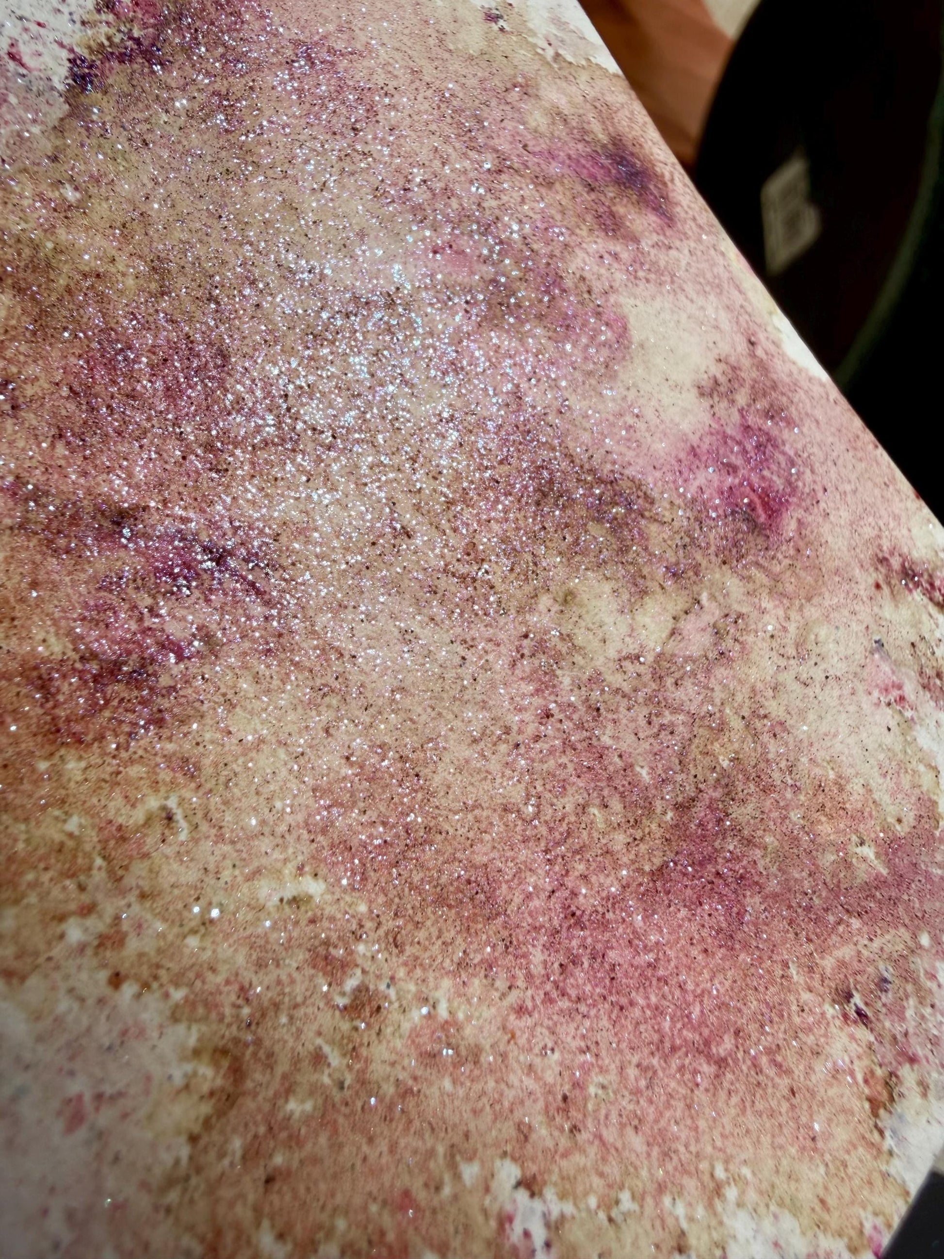 You Get Murdered First | Handmade Pigment Salts Watercolor | Color Burst Texture Paint | Sparkly Mica Pigment Crystals | Unique Art Supply