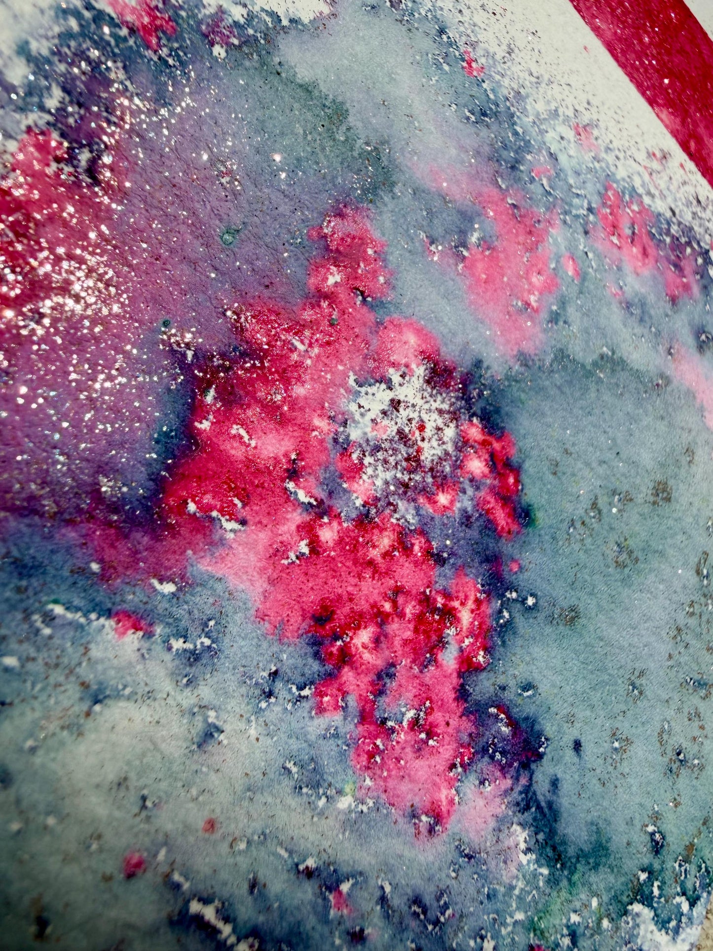 A Little Bit Alexis | Handmade Pigment Salts Watercolor | Color Burst Texture Paint | Sparkly Mica Pigment Crystals | Unique Art Supply