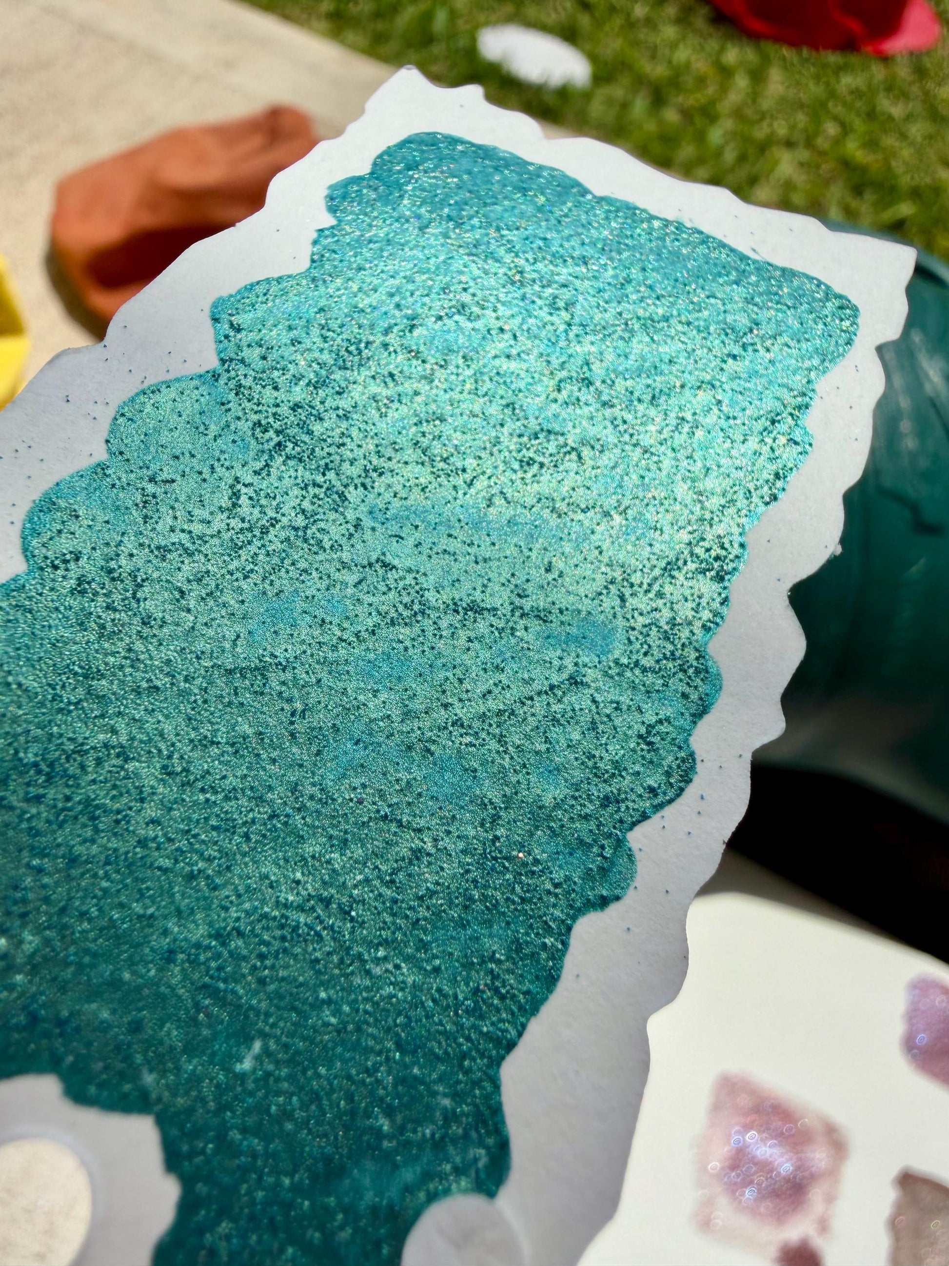Envy | Handmade Watercolors | Handmade Paint | Watercolors | Watercolor Artist | Shimmer Watercolors | High Shine Paint
