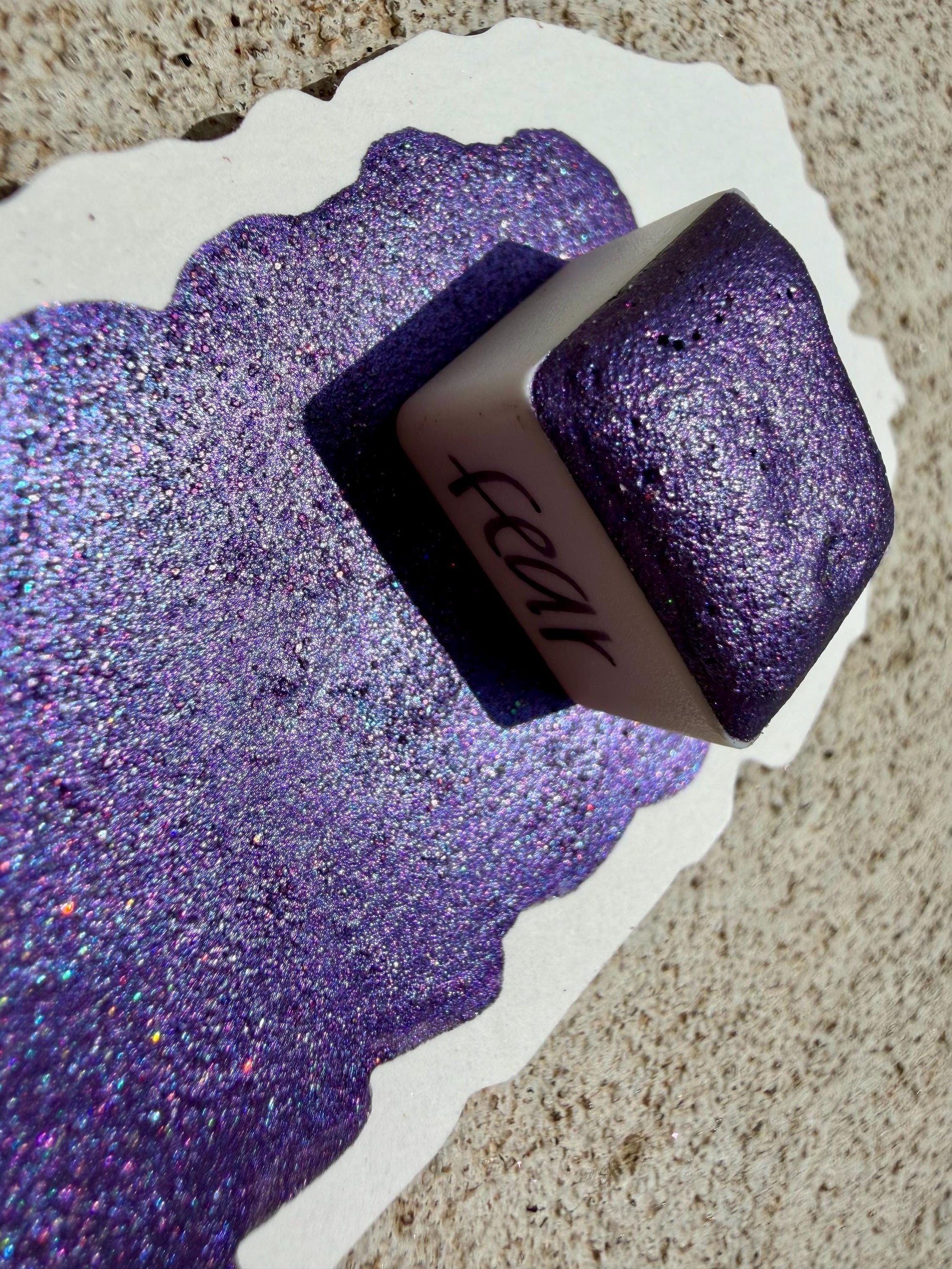 Fear | Handmade Watercolors | Handmade Paint | Watercolors | Watercolor Artist | Shimmer Watercolors | High Shine Paint