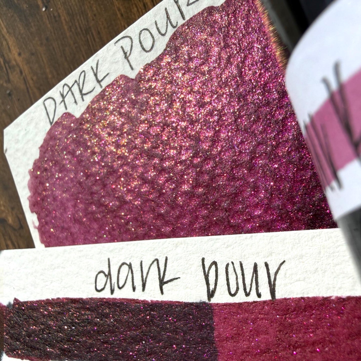 Dark Pour | Shimmer Ink | Handmade Ink | Calligraphy | Handmade Cards | Watercolor Ink | Colorshift Ink | Drawing Ink | Art Ink | Ink