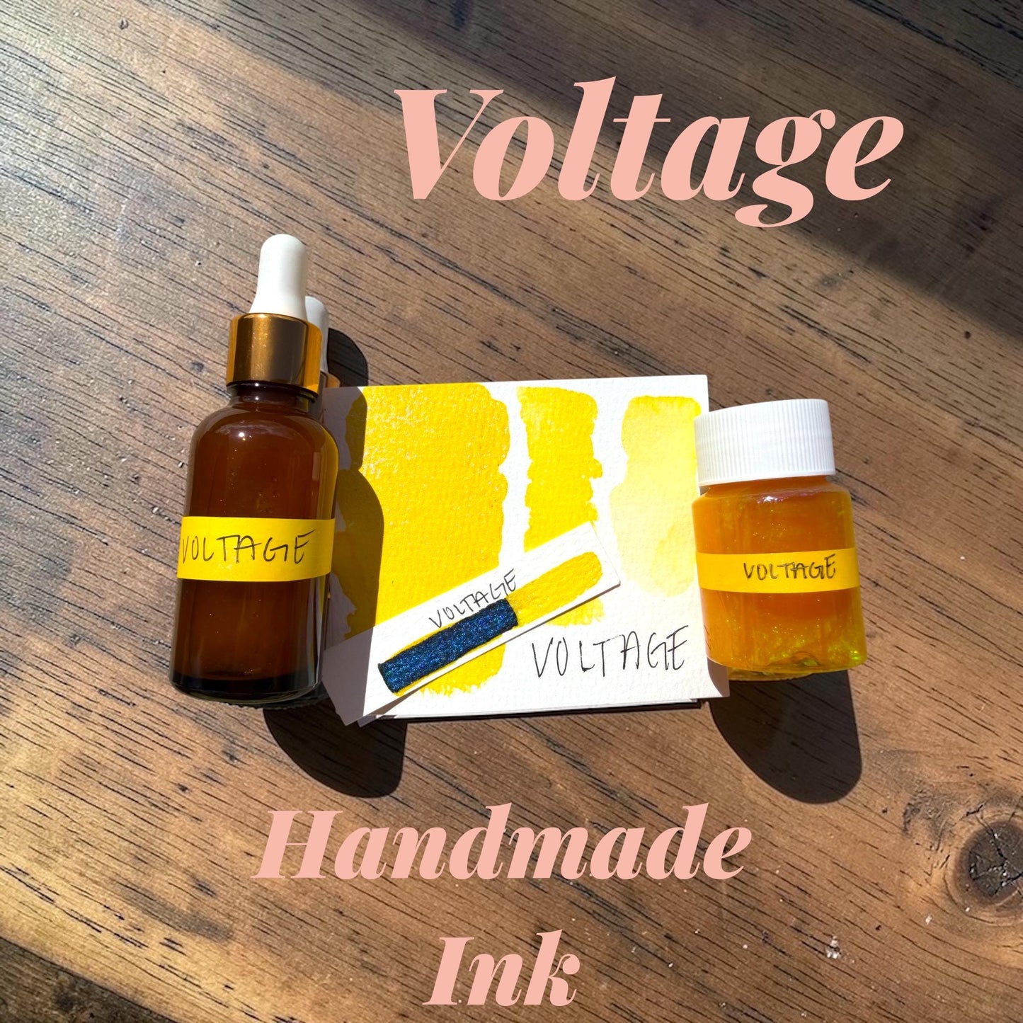 Voltage | Shimmer Ink | Handmade Ink | Calligraphy | Handmade Cards | Watercolor Ink | Colorshift Ink | Drawing Ink | Art Ink | Ink
