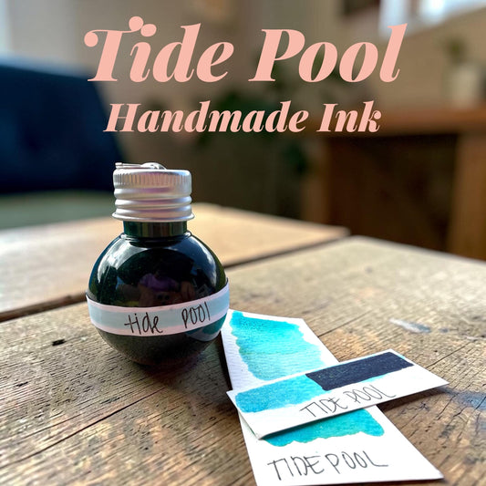 Tide Pool | Shimmer Ink | Handmade Ink | Calligraphy | Handmade Cards | Watercolor Ink | Colorshift Ink | Drawing Ink | Art Ink | Ink