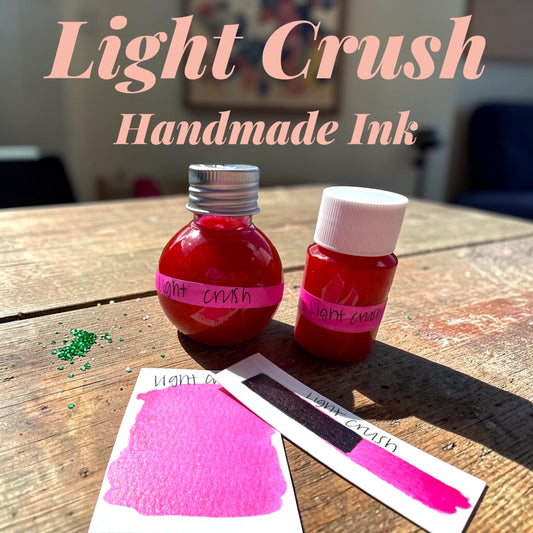 Light Crush | Shimmer Ink | Handmade Ink | Calligraphy | Handmade Cards | Watercolor Ink | Colorshift Ink | Drawing Ink | Art Ink | Ink