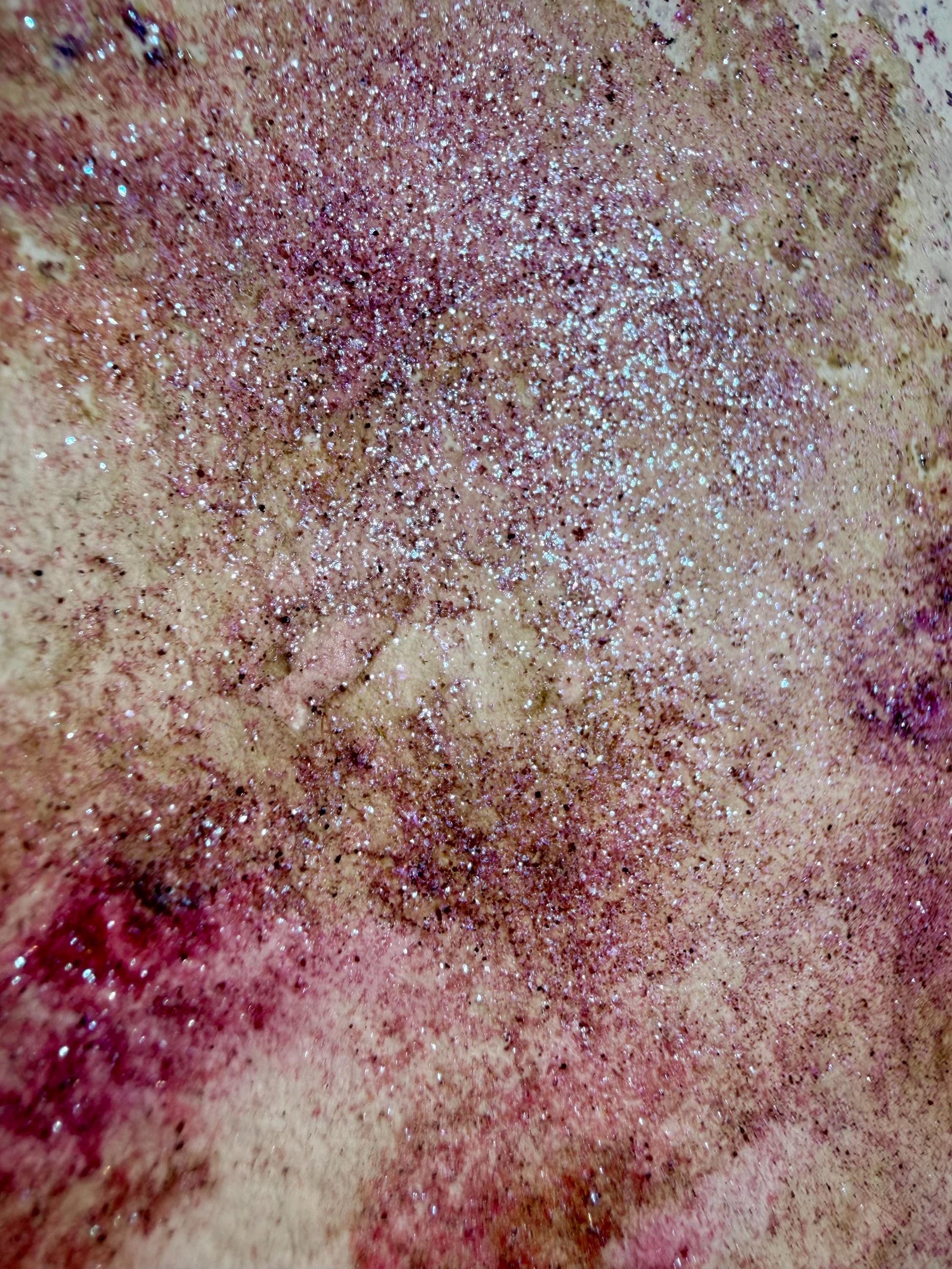 You Get Murdered First | Handmade Pigment Salts Watercolor | Color Burst Texture Paint | Sparkly Mica Pigment Crystals | Unique Art Supply