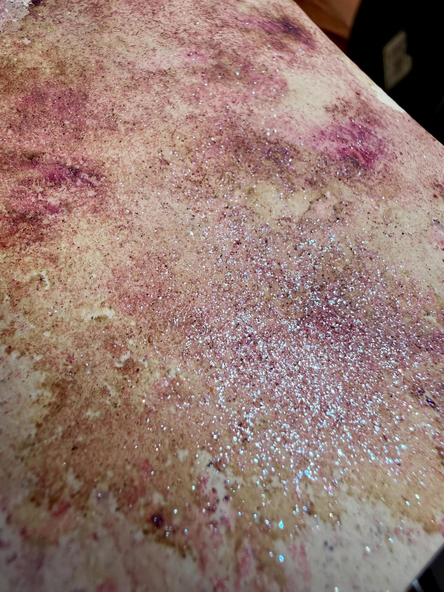 You Get Murdered First | Handmade Pigment Salts Watercolor | Color Burst Texture Paint | Sparkly Mica Pigment Crystals | Unique Art Supply
