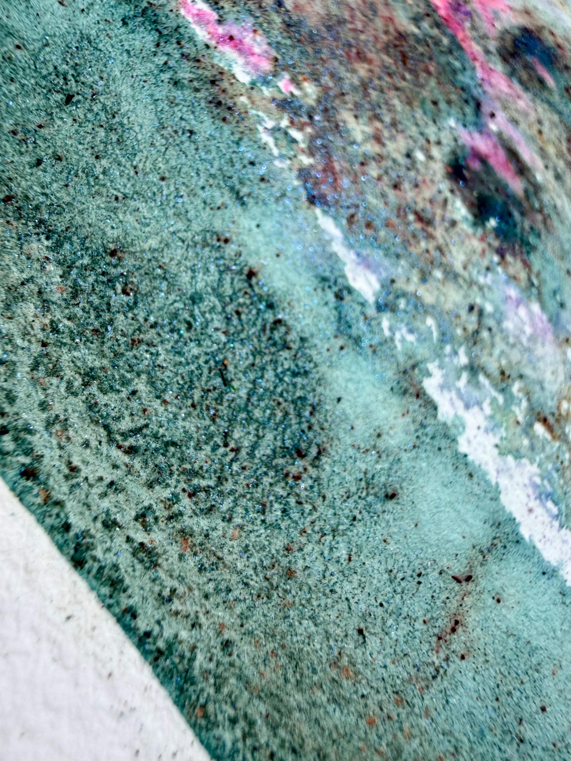 Devil’s Lettuce | Handmade Pigment Salts Watercolor | Color Burst Texture Paint | Sparkly Mica Pigment Crystals | Unique Art Supply