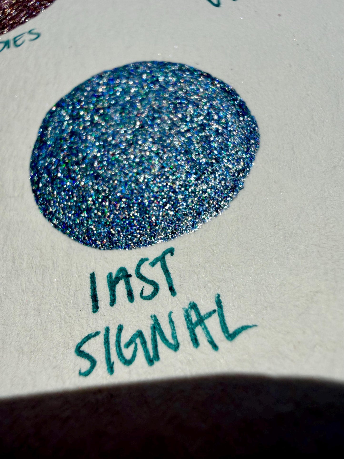 Last Signal | Handmade Watercolors | Handmade Paint | Watercolors | Watercolor | Handmade Cards | Holo Chrome Watercolors